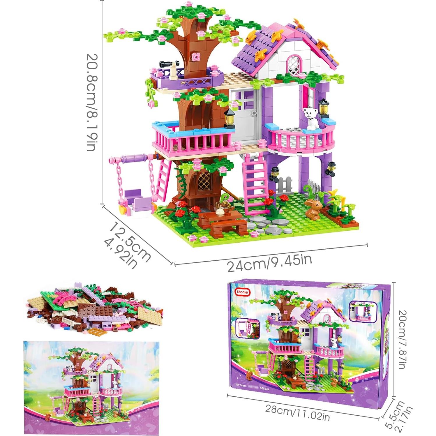 Juego de Construcción Casa en el Árbol Sitodier - 558 Piezas