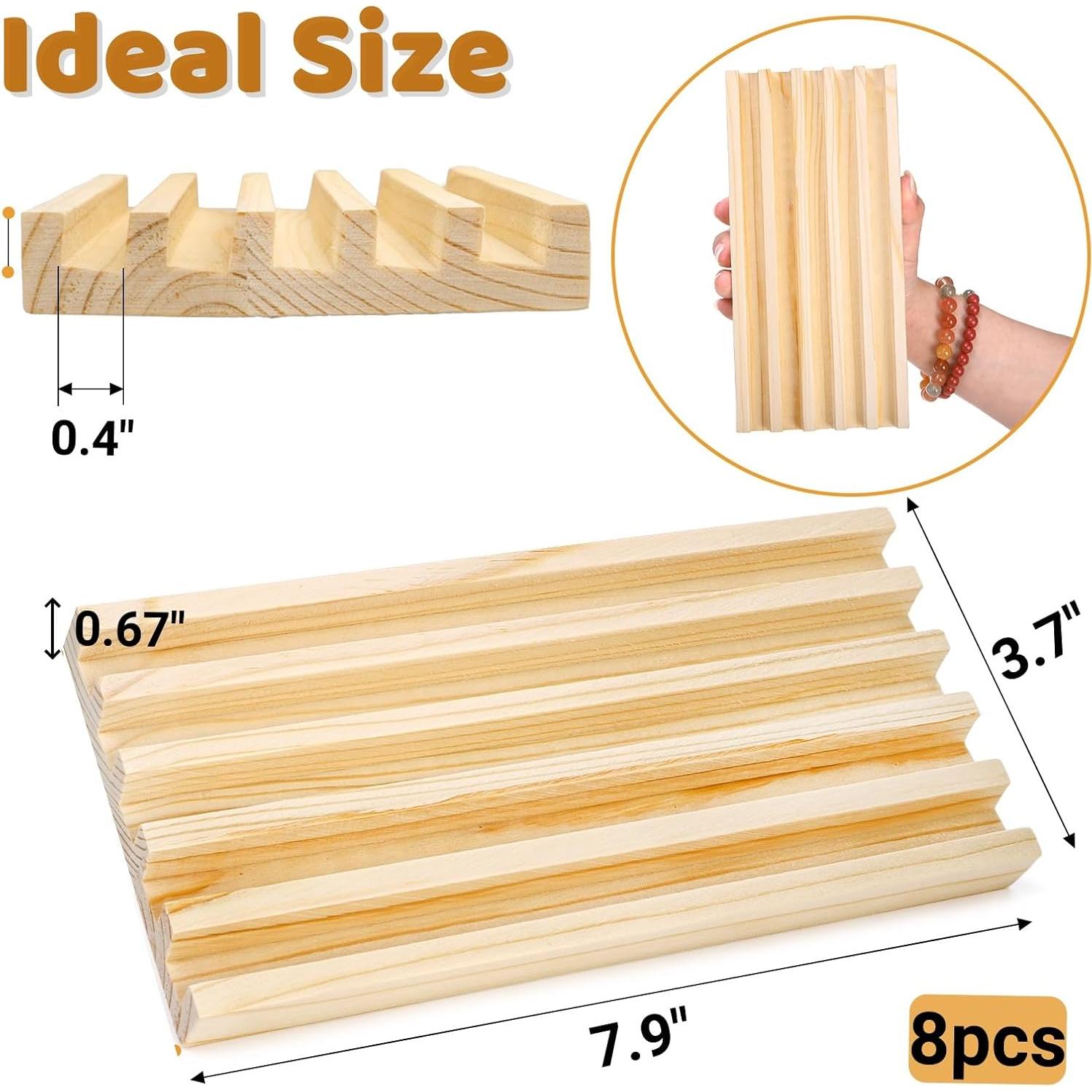 Juego de 8 Soportes de Dominó Noamus de Madera Premium