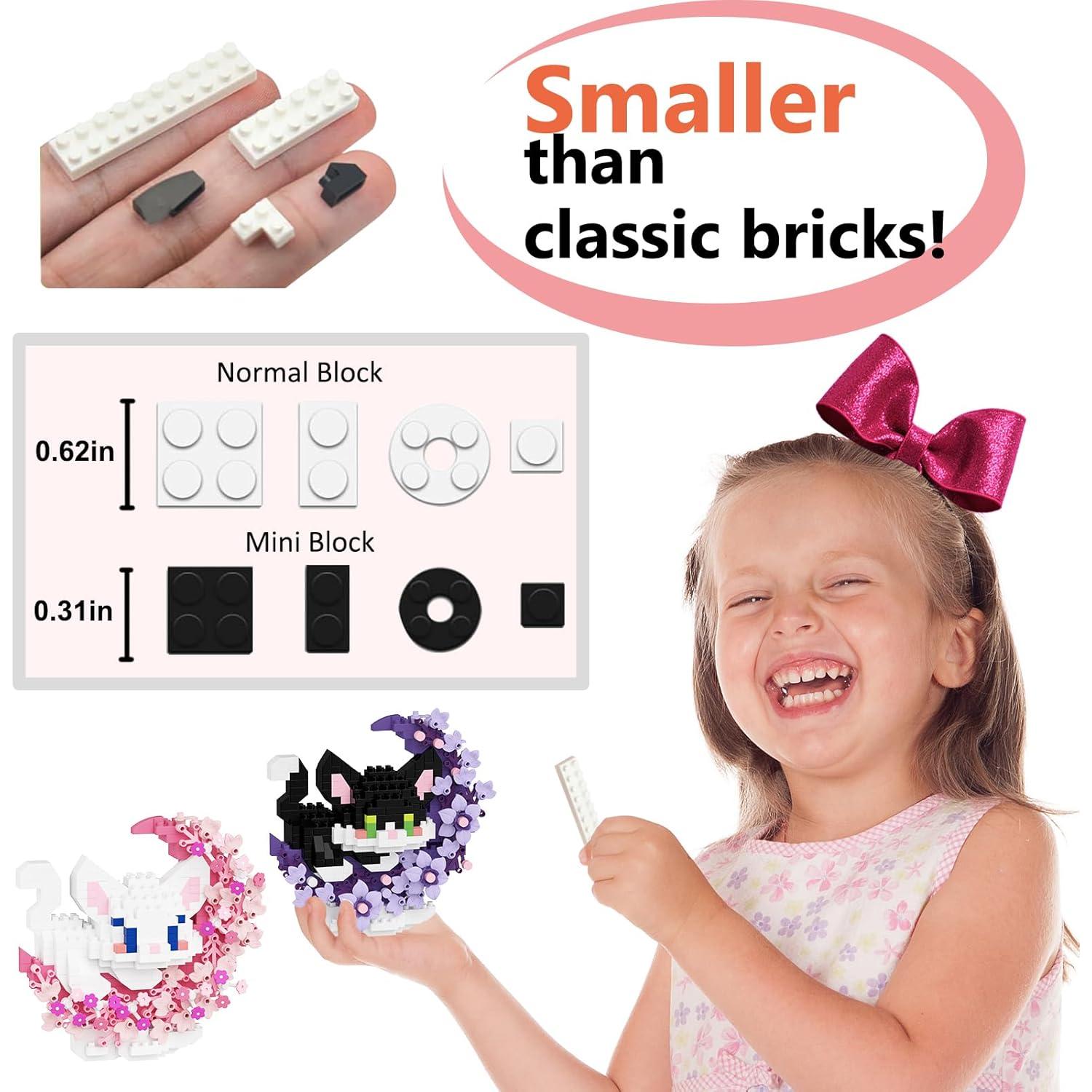 Juego de Bloques de Construcción Mini 2 en 1 TENYEAH Gatos