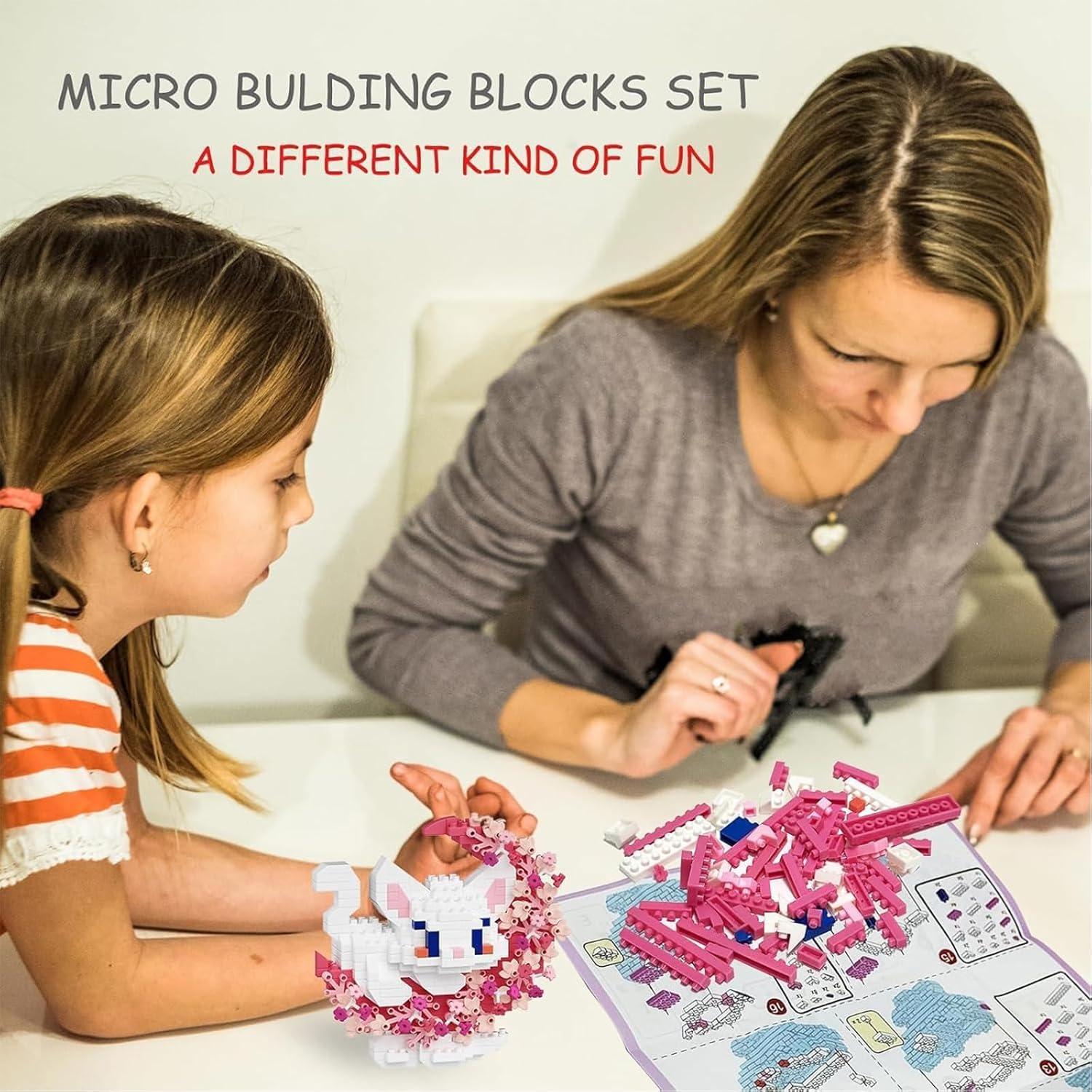 Juego de Bloques de Construcción Mini 2 en 1 TENYEAH Gatos