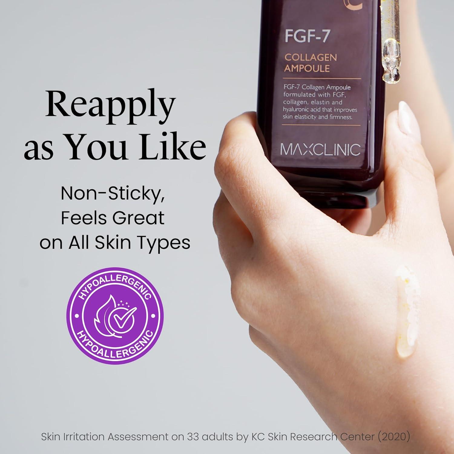 Ampolla de Colágeno FGF-7 MAXCLINIC 100 ml - Suero Reafirmante Facial