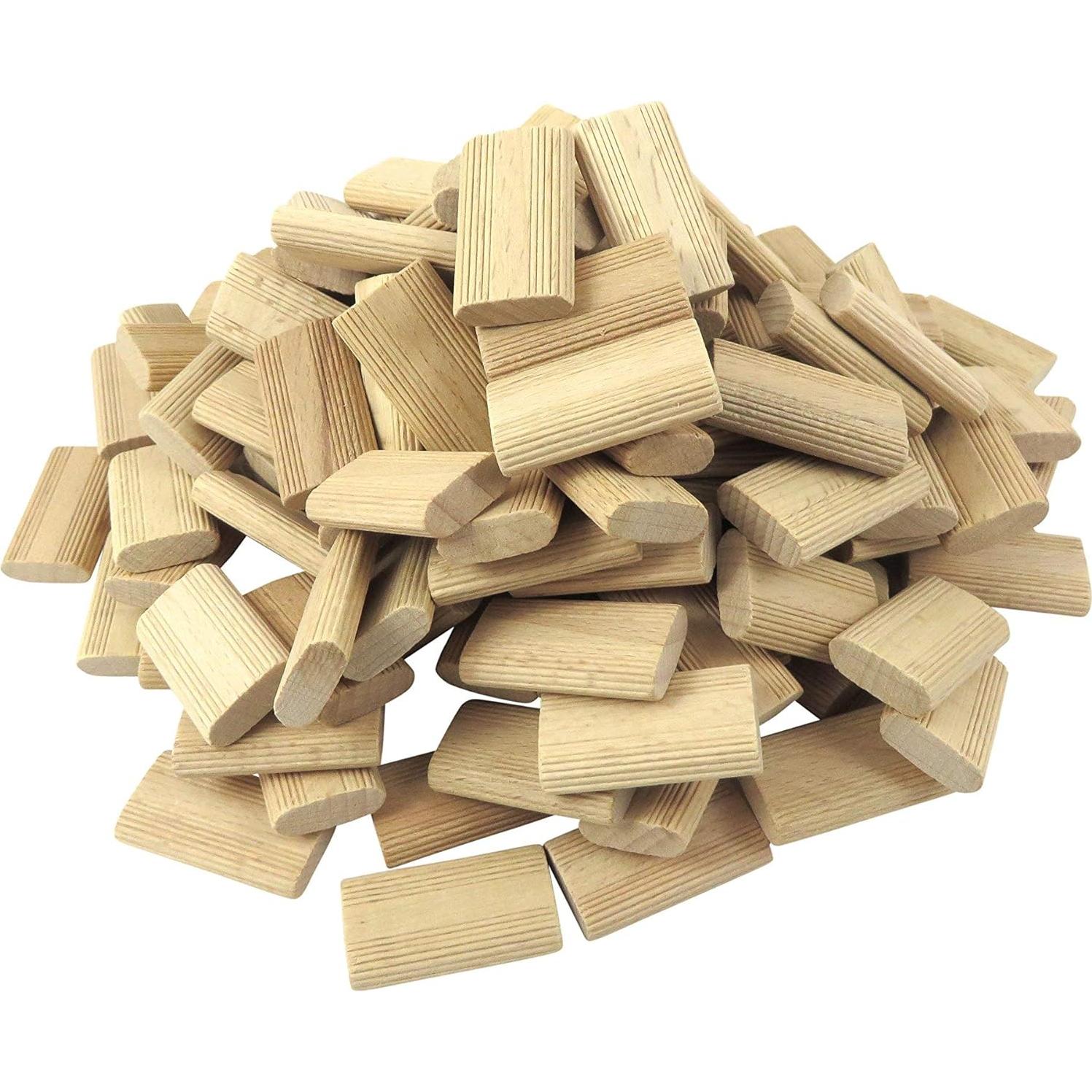 Tenones Sueltos Taytools 150 Piezas 8mm x 22mm de Haya