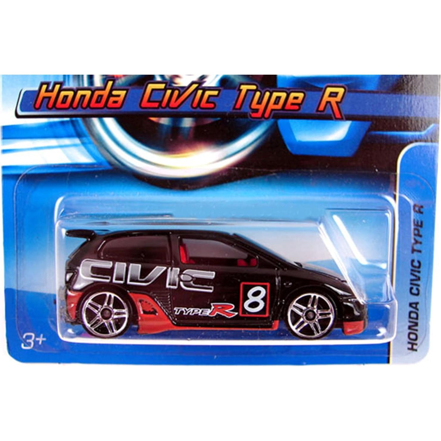 Hot Wheels Honda Civic Type R 2006 Negro Escala 1:64