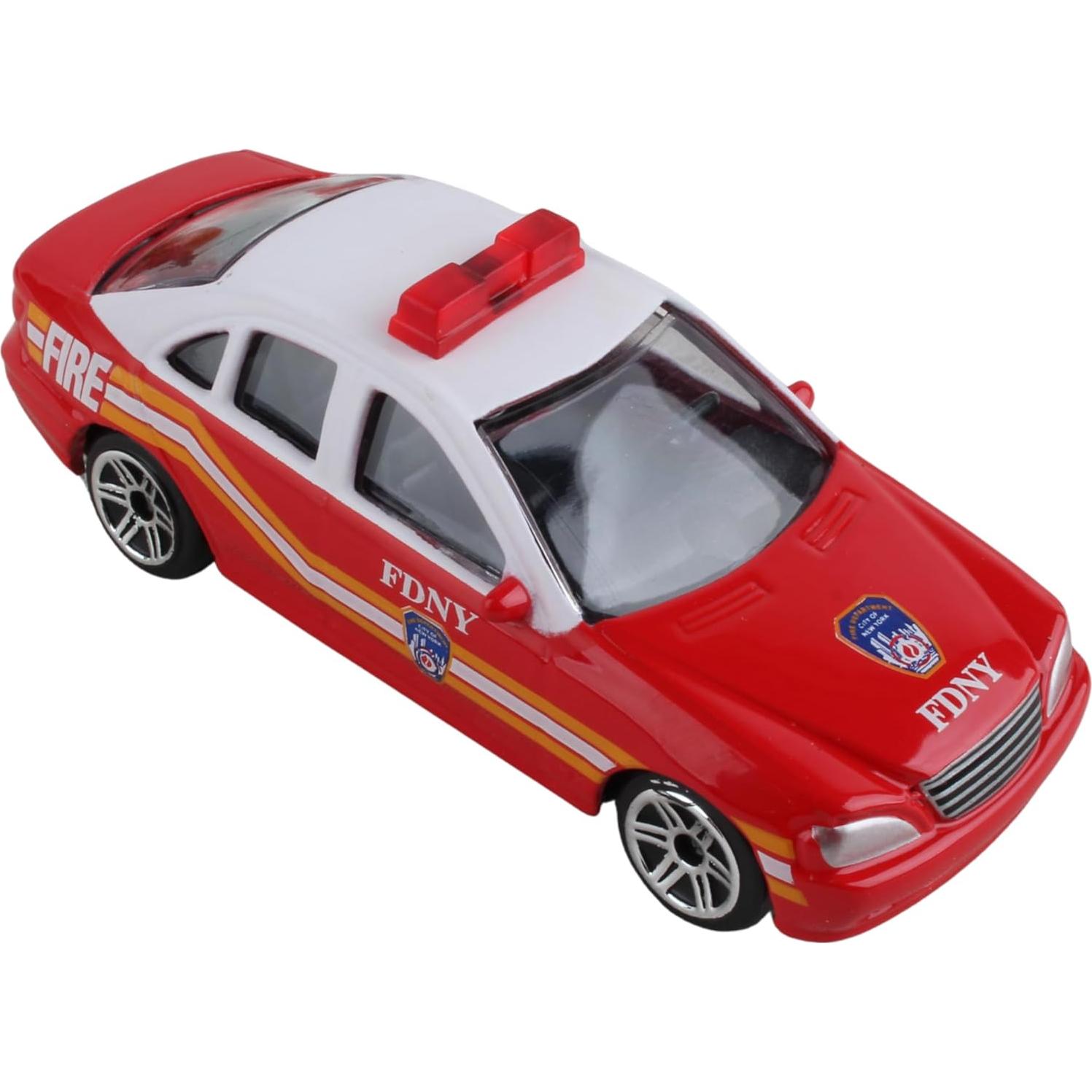 Conjunto de Vehículos FDNY Daron 5 Piezas Metal y Plástico