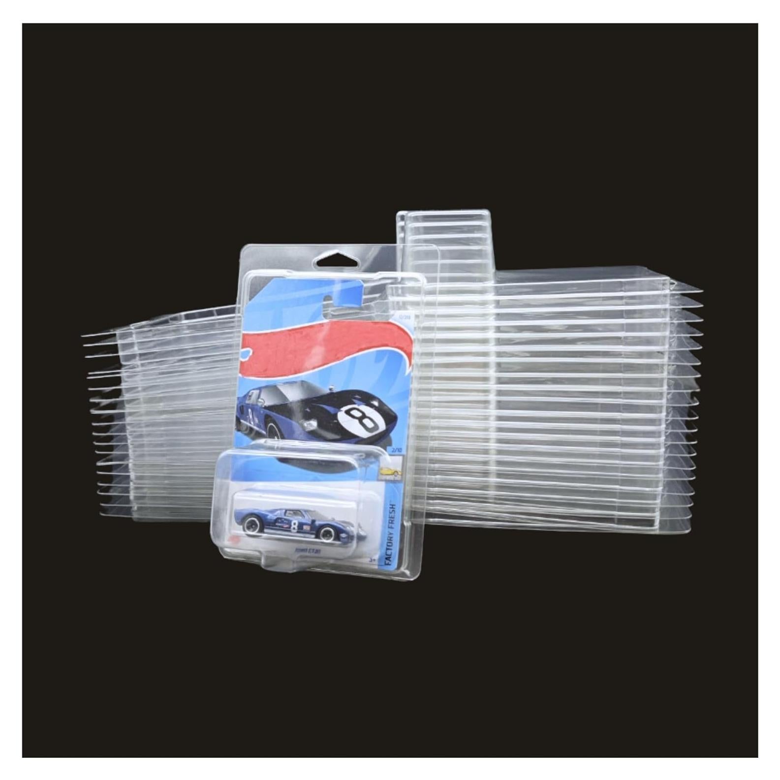20 Fundas Protectoras Transparentes THINNGEN para Hot-Wheels