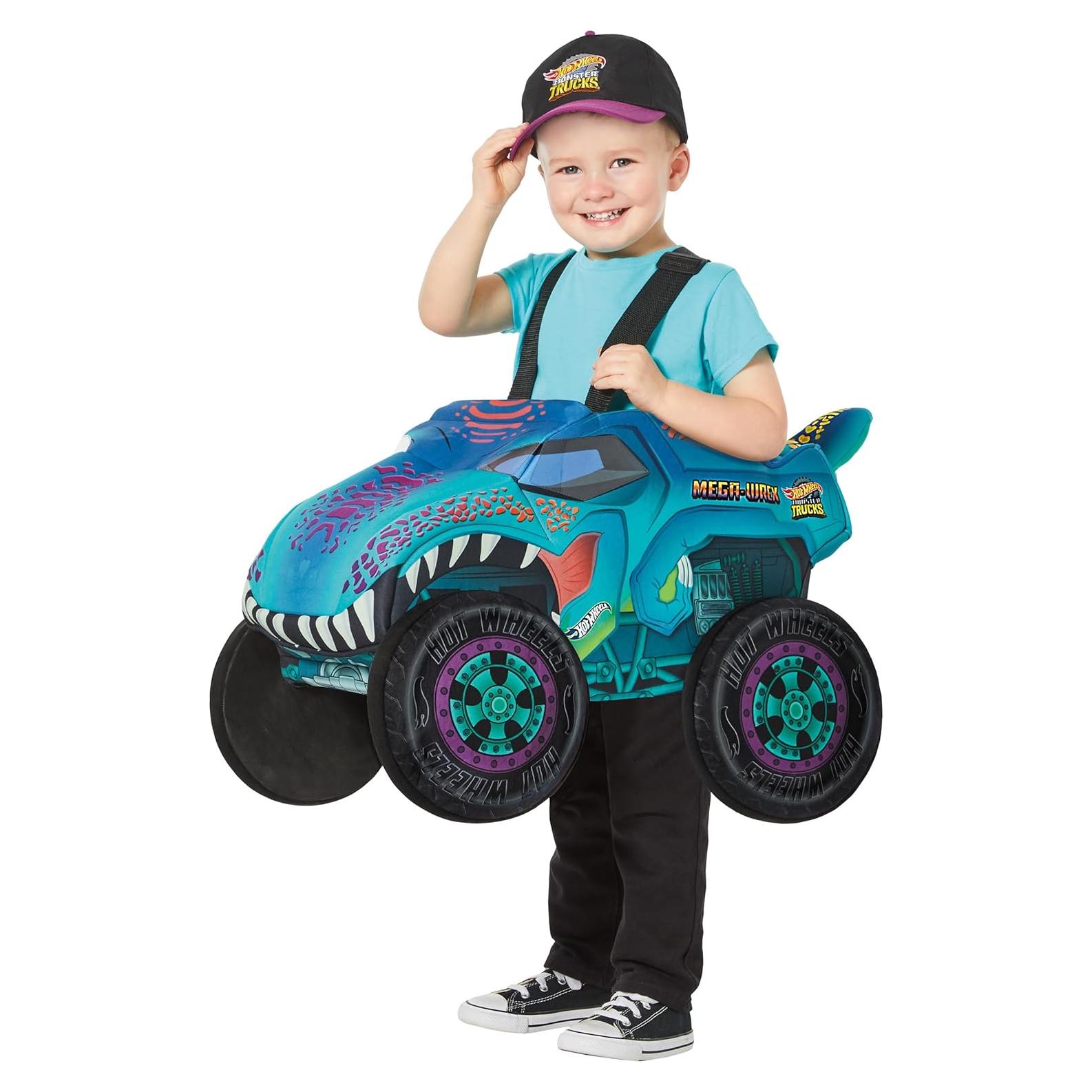 Disfraz Mega Wrex Ride-Along Hot Wheels para Niños Pequeños