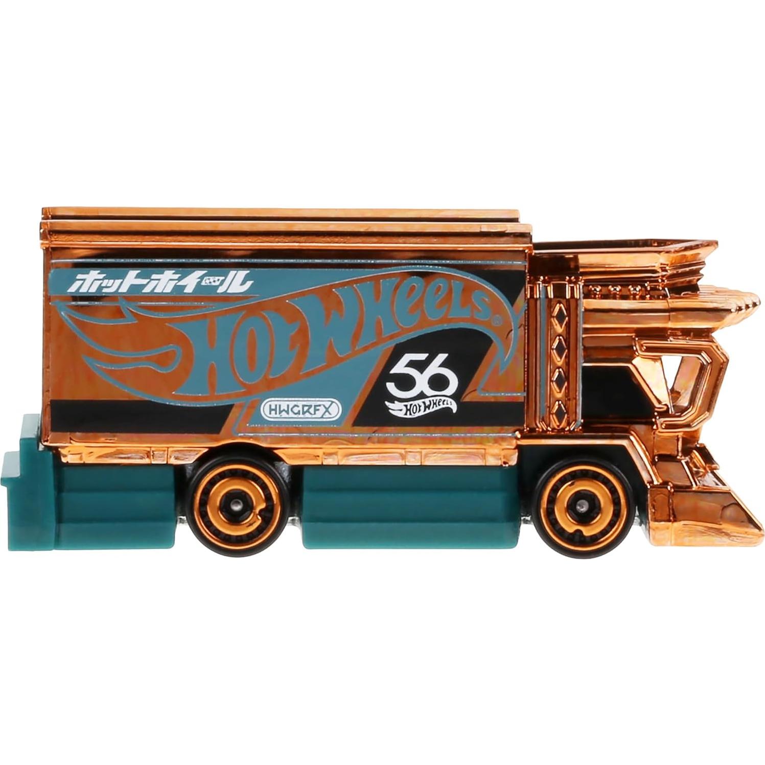 Coche de Fundición Hot Wheels Raijin Express Perla y Cromo