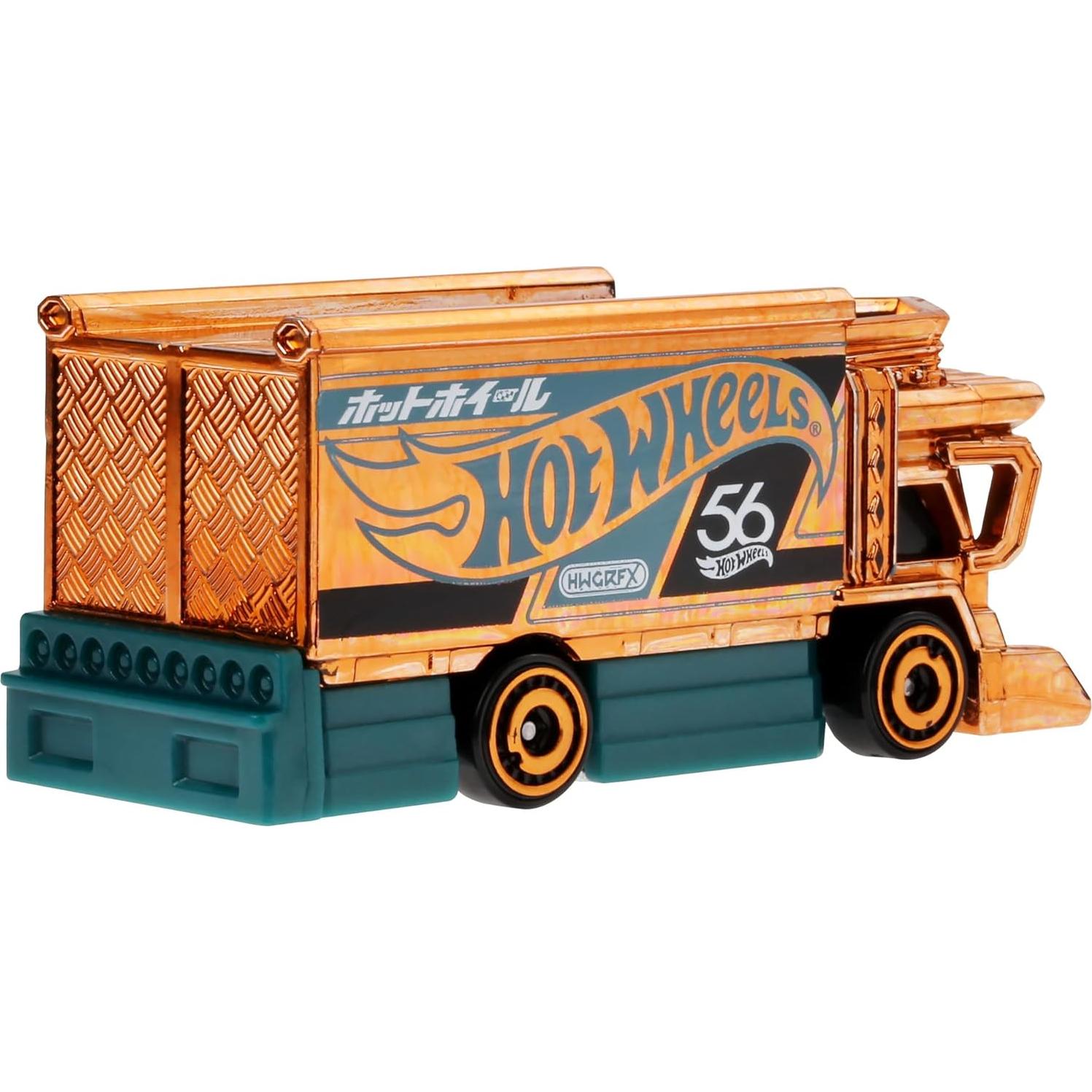 Coche de Fundición Hot Wheels Raijin Express Perla y Cromo