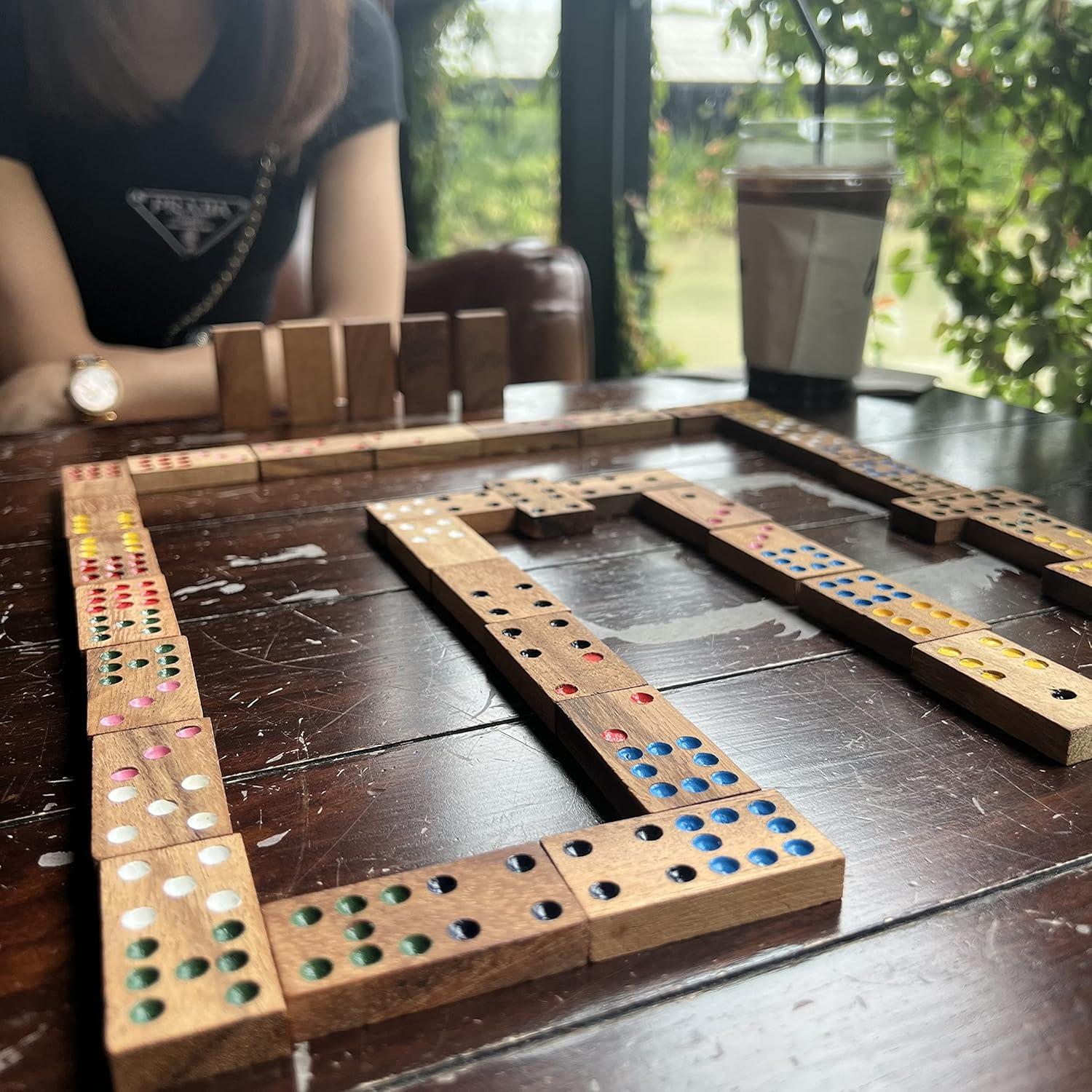 Dominó Clásico NUTTA 56 Fichas Juego de Mesa Madera