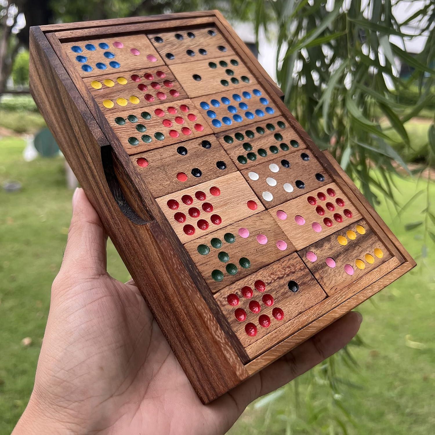 Dominó Clásico NUTTA 56 Fichas Juego de Mesa Madera