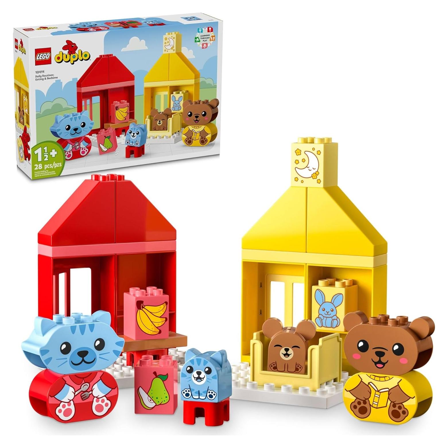LEGO DUPLO Mis Primeras Rutinas Diarias: Comida y Dormir 28 Piezas