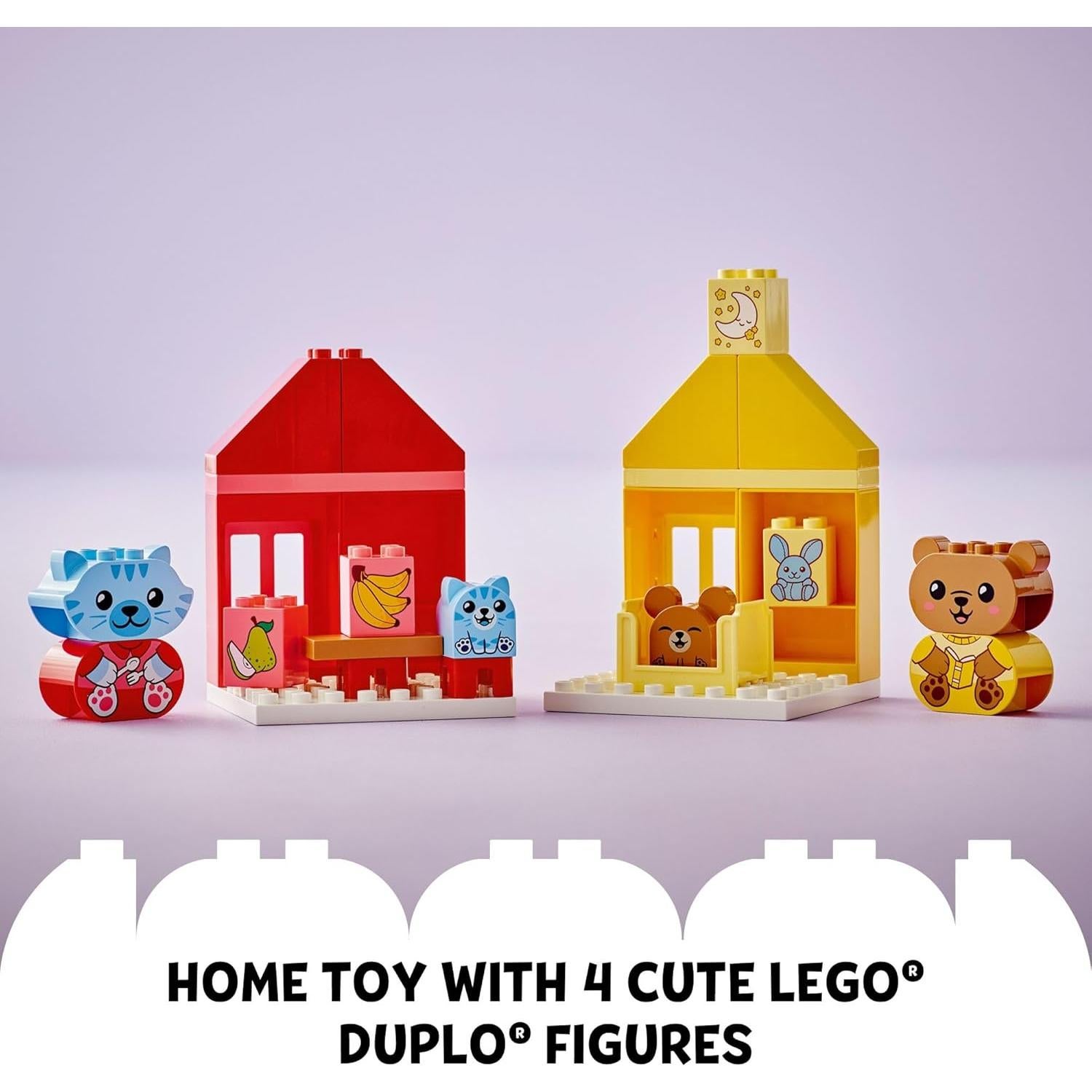 LEGO DUPLO Mis Primeras Rutinas Diarias: Comida y Dormir 28 Piezas