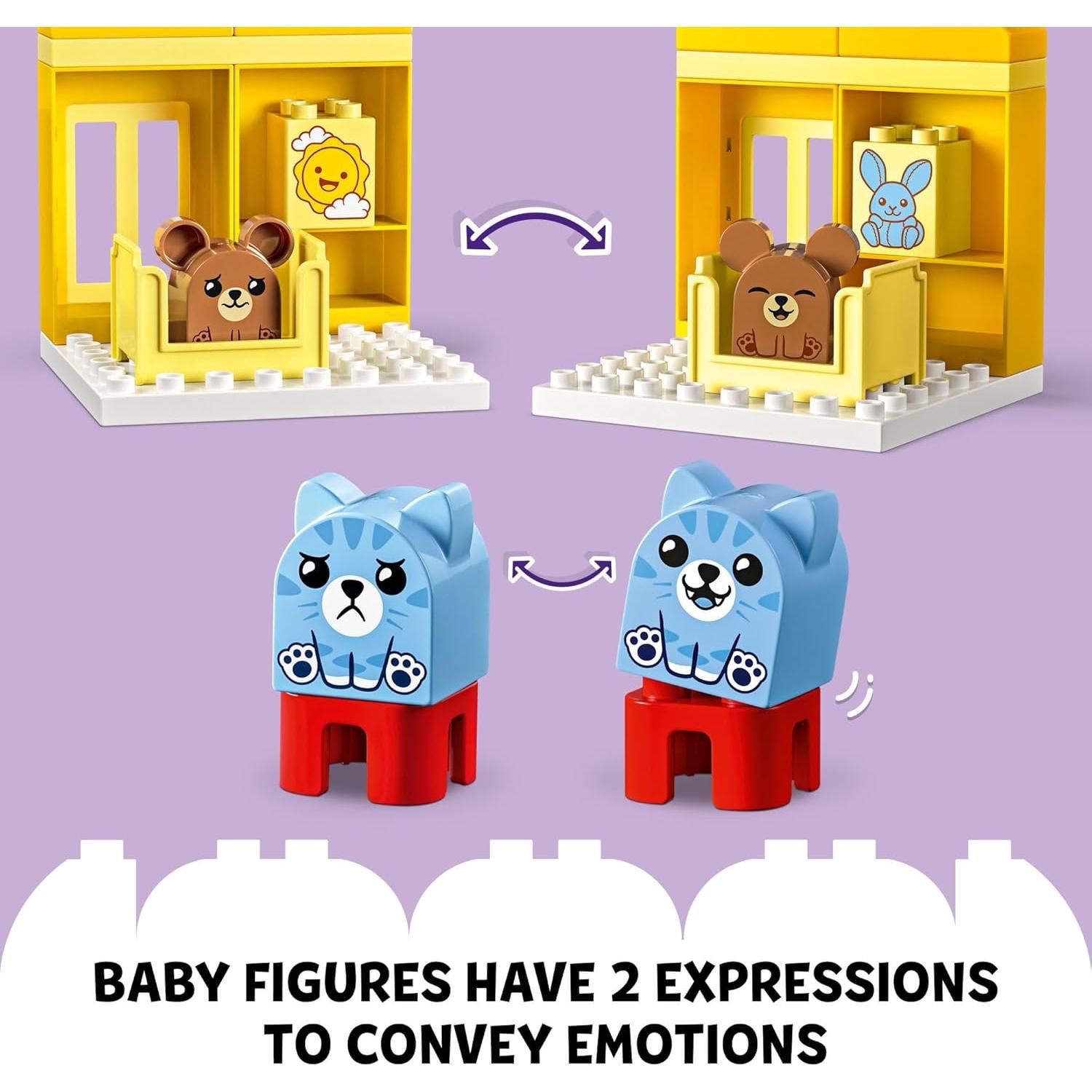 LEGO DUPLO Mis Primeras Rutinas Diarias: Comida y Dormir 28 Piezas