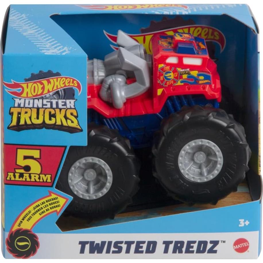 Camión Hot Wheels Monster Trucks Twisted Tredz 1:43 con Motor