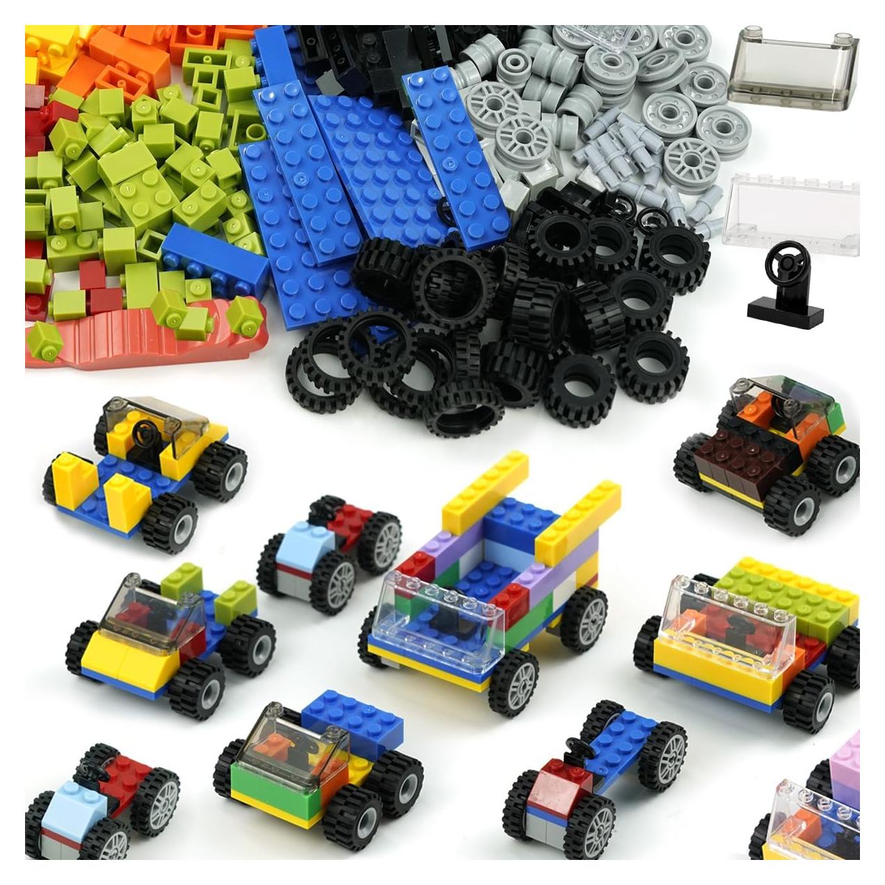 Conjunto de Ruedas y Ejes PAMVAVA - 400 Piezas para Automóviles