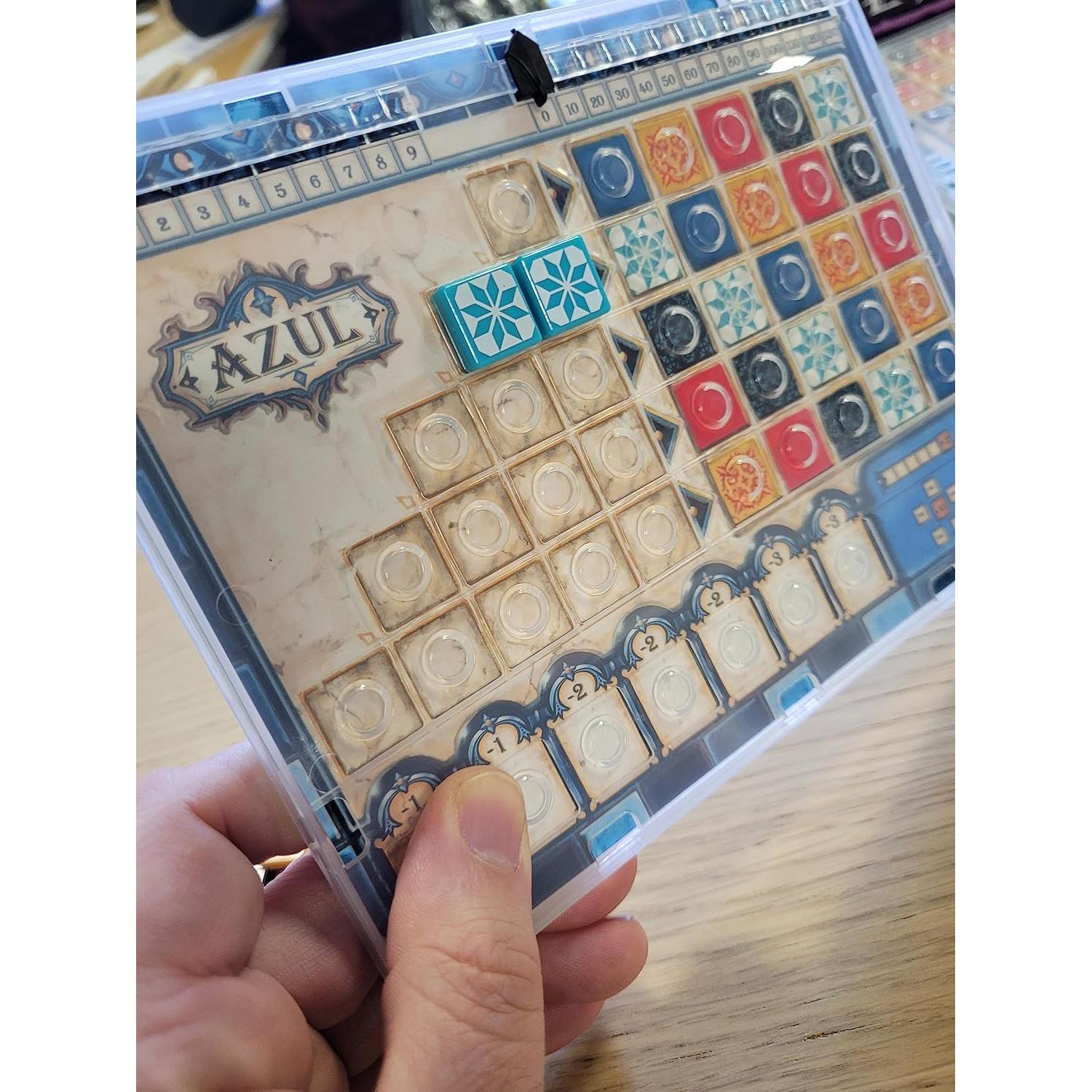 Mini Juego de Mesa Azul - Estrategia de Colocación de Losetas