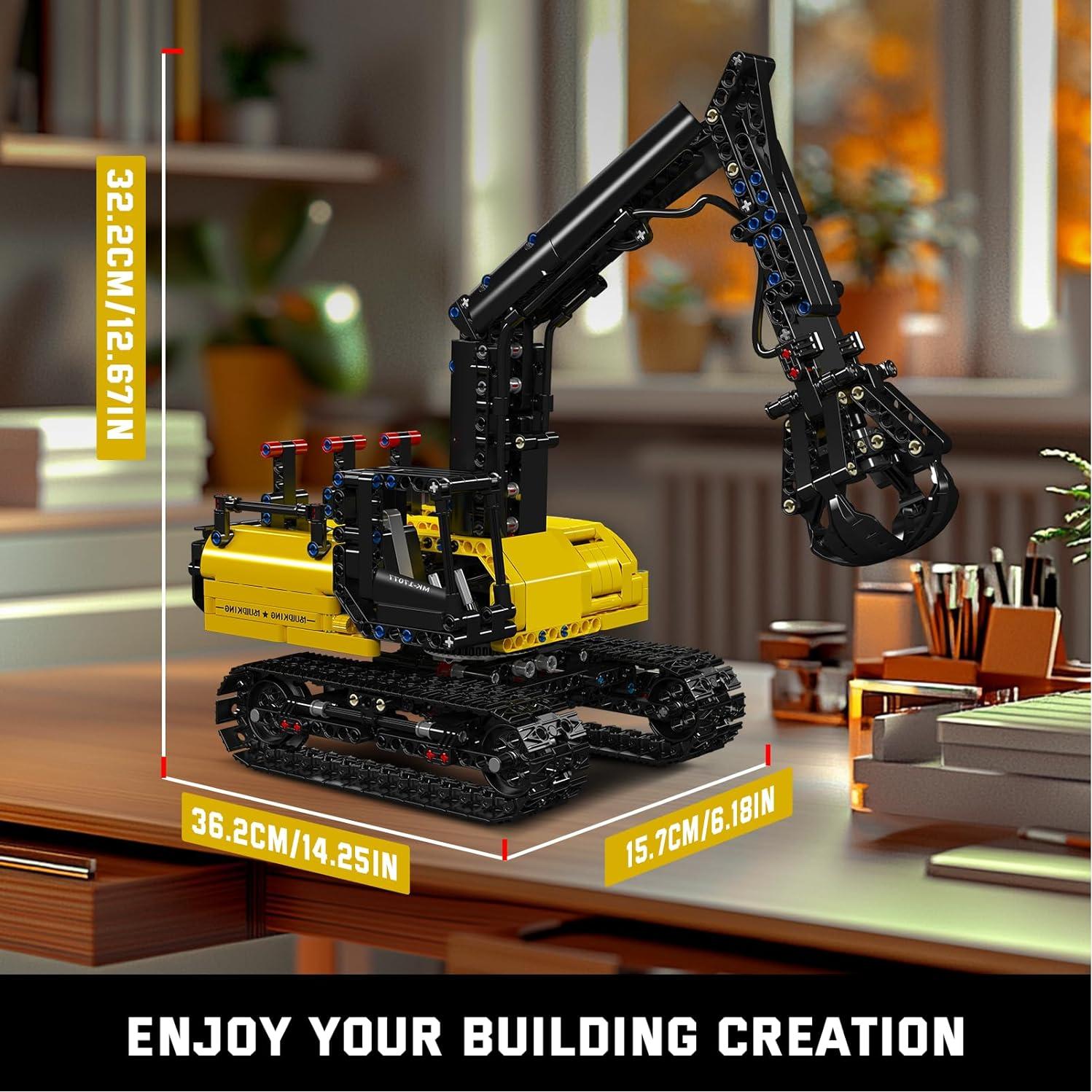 Grapple Hidráulico para Troncos Mould King 17077 - 866 Piezas