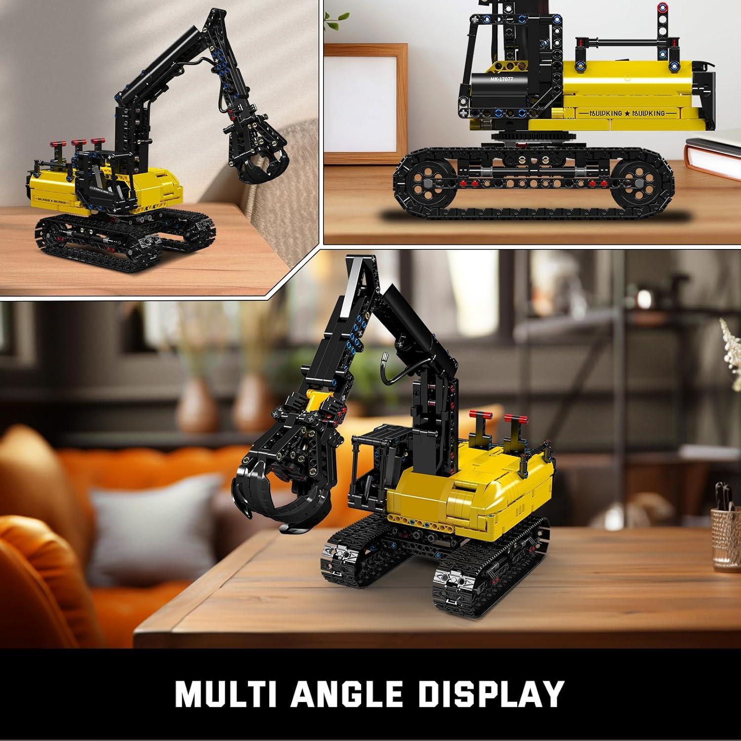 Grapple Hidráulico para Troncos Mould King 17077 - 866 Piezas