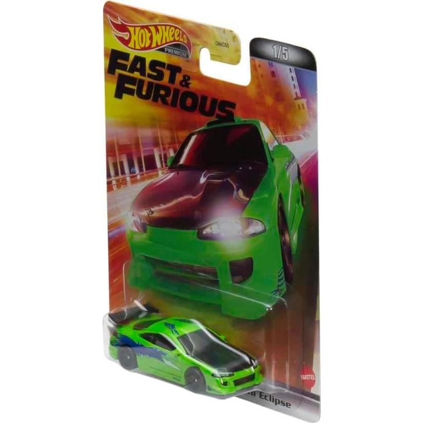 Hot Wheels Mitsubishi Eclipse Colección Retro 1:64 para Jugar