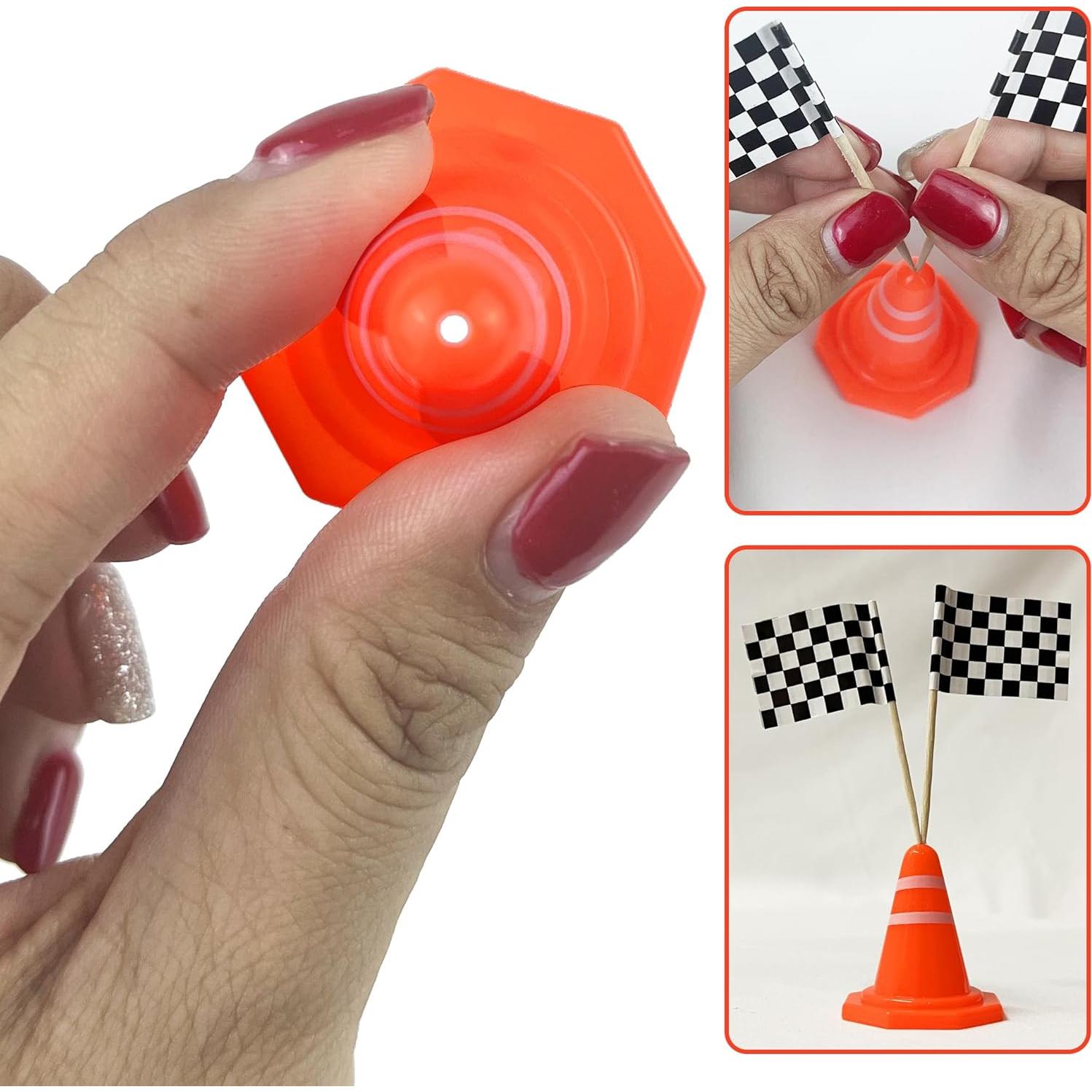 Juego de Mesa Coches de Carreras Mini 41 Piezas Decoración