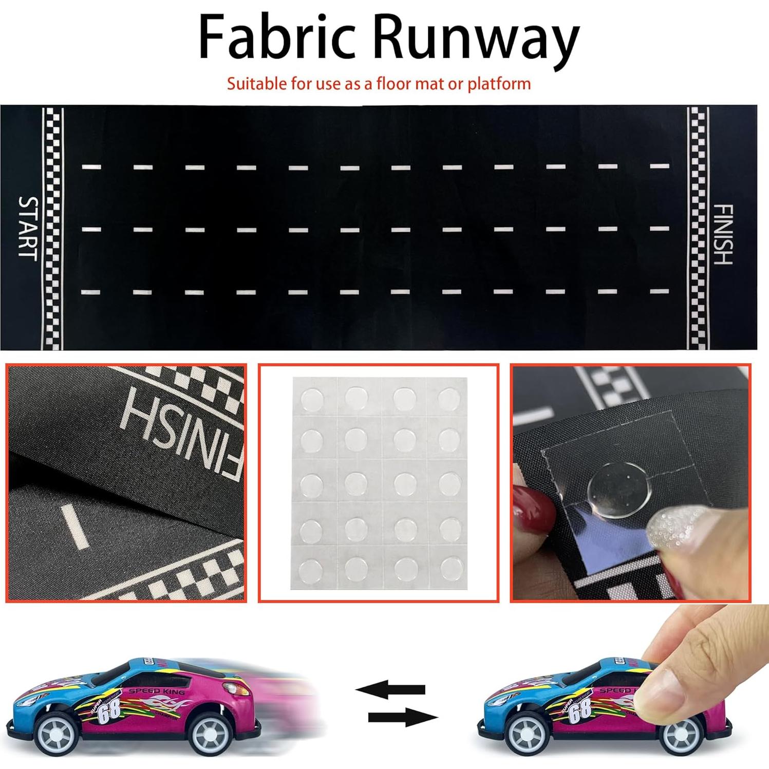 Juego de Mesa Coches de Carreras Mini 41 Piezas Decoración