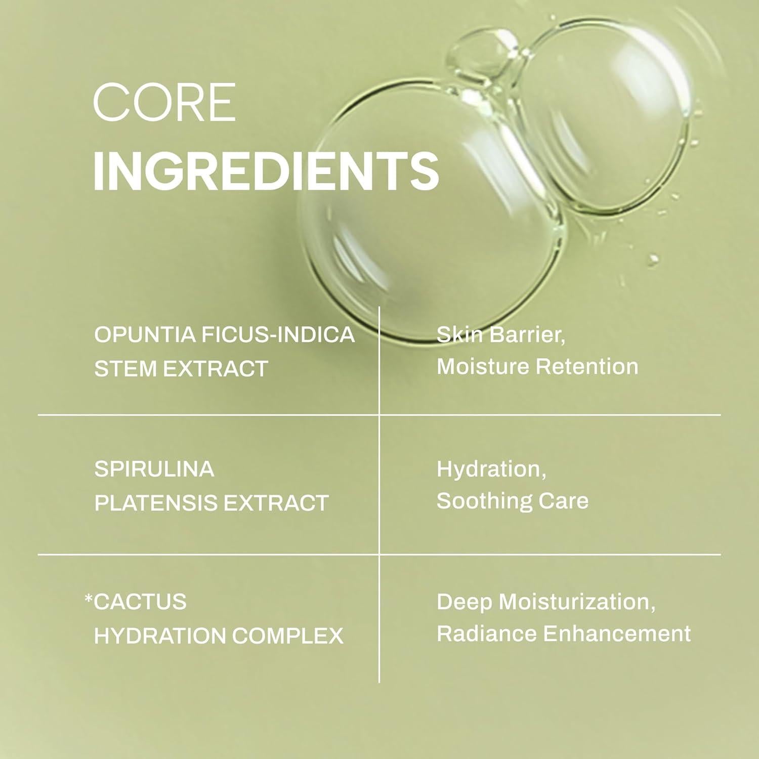 Suero Bouncy Orgánico de Cactus Whamisa 52ml - Hidratación 48hrs