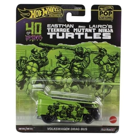 Hot Wheels Volkswagen Drag Bus Tortugas Verde 1:64