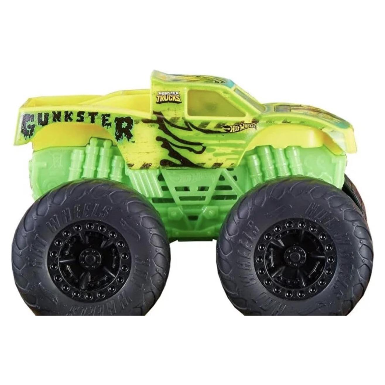 Monster Truck Hot Wheels Gunkster 1:43 con Sonido y Luz