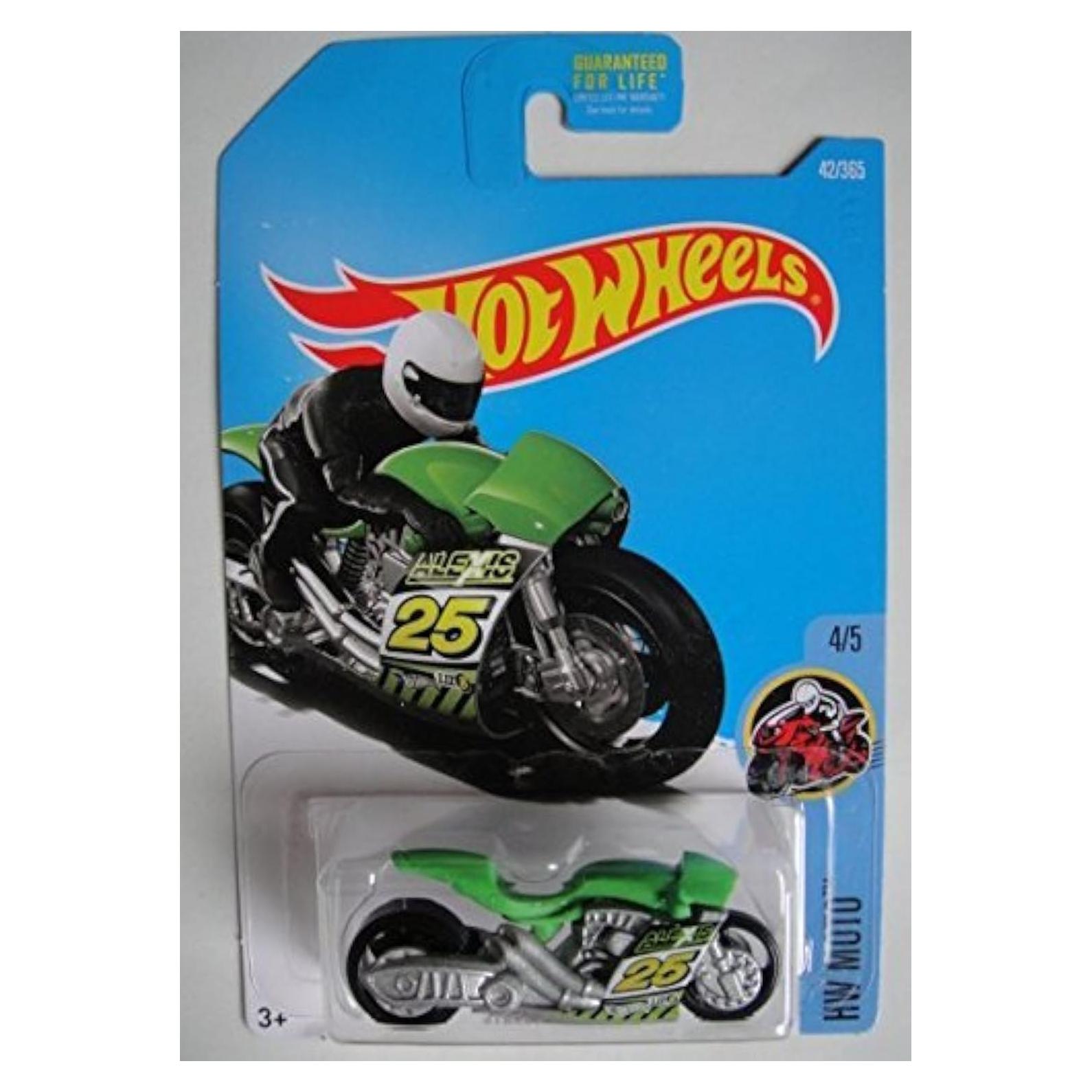 Hot Wheels Moto Street Stealth 2017 Cromo Verde 1:64