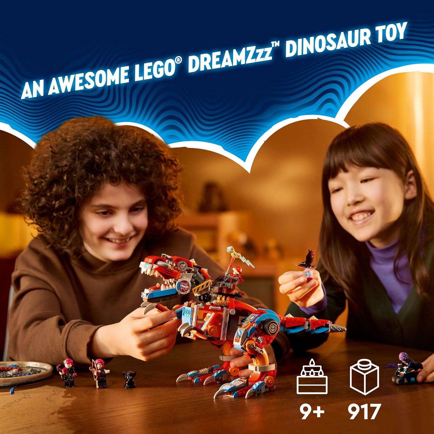 LEGO Dreamzzz Robot Dinosaurio C-Rex Cooper 917 Piezas 9+