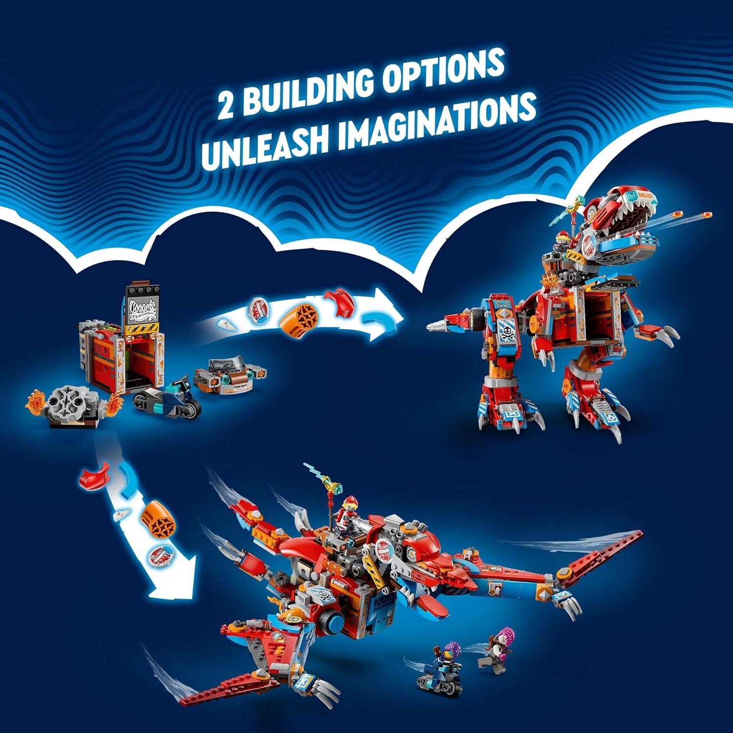 LEGO Dreamzzz Robot Dinosaurio C-Rex Cooper 917 Piezas 9+