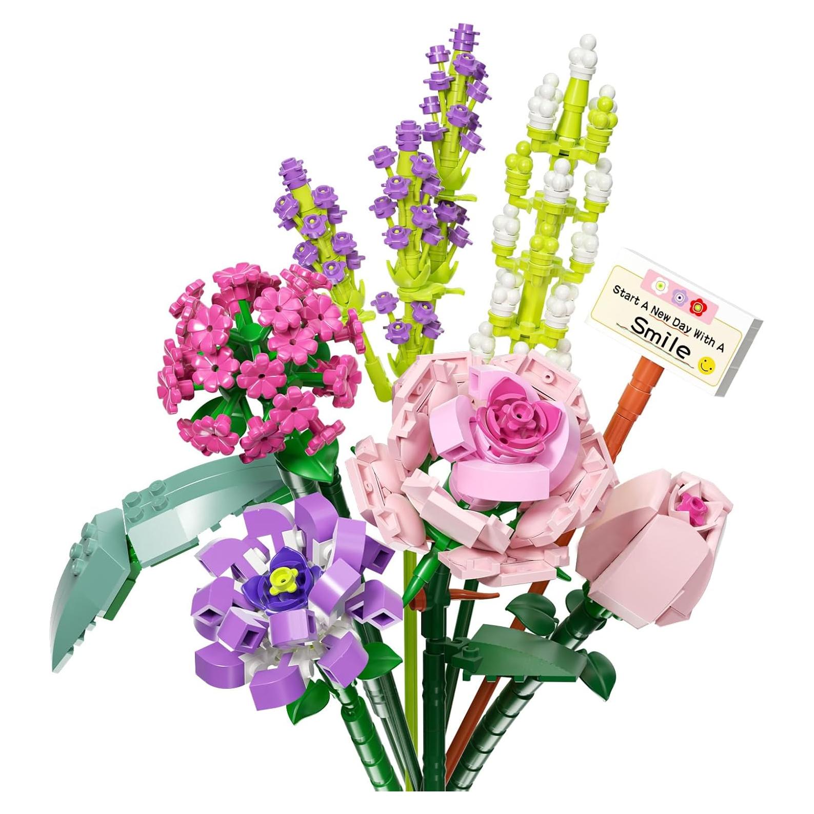 Set de Construcción Ramo de Flores Ecpoteny 553 Piezas