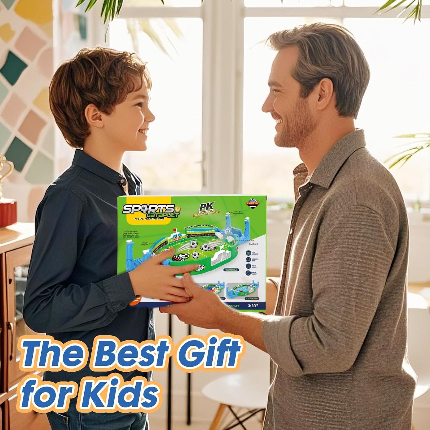 Juego de Mesa de Futbolín Mini PowerKing 3 en 1 para Niños