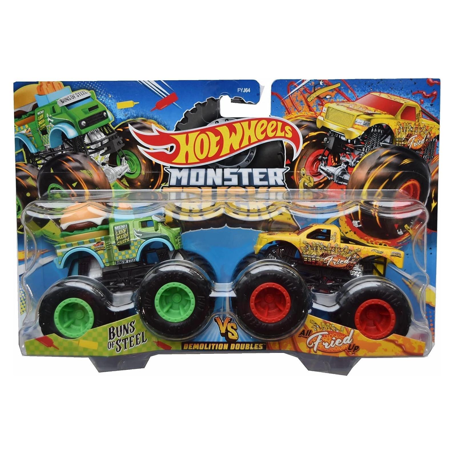 Hot Wheels Monster Trucks Buns of Steel y All Fried Up 1:64