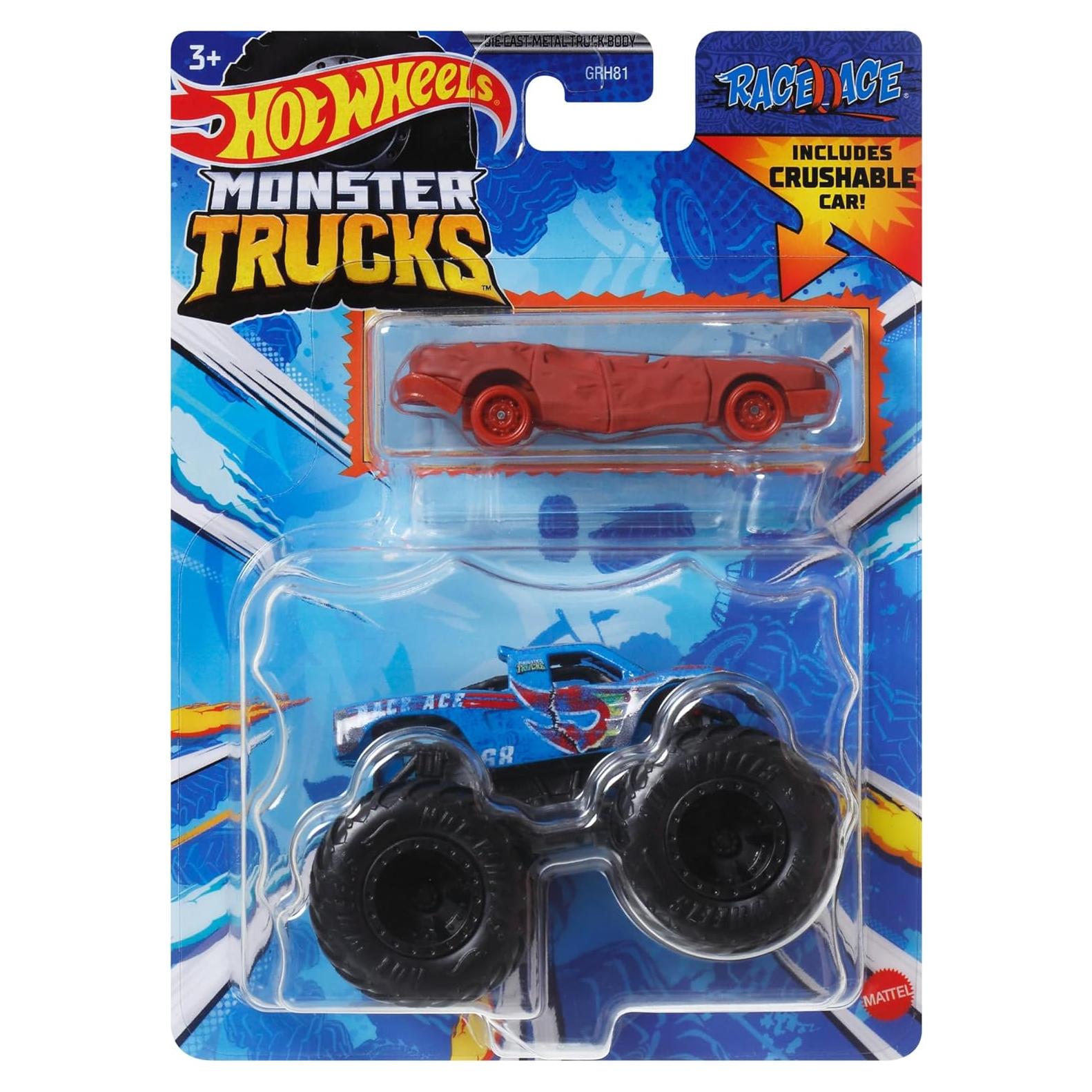 Hot Wheels Monster Trucks 2024 con Vehículo HW Bonificación