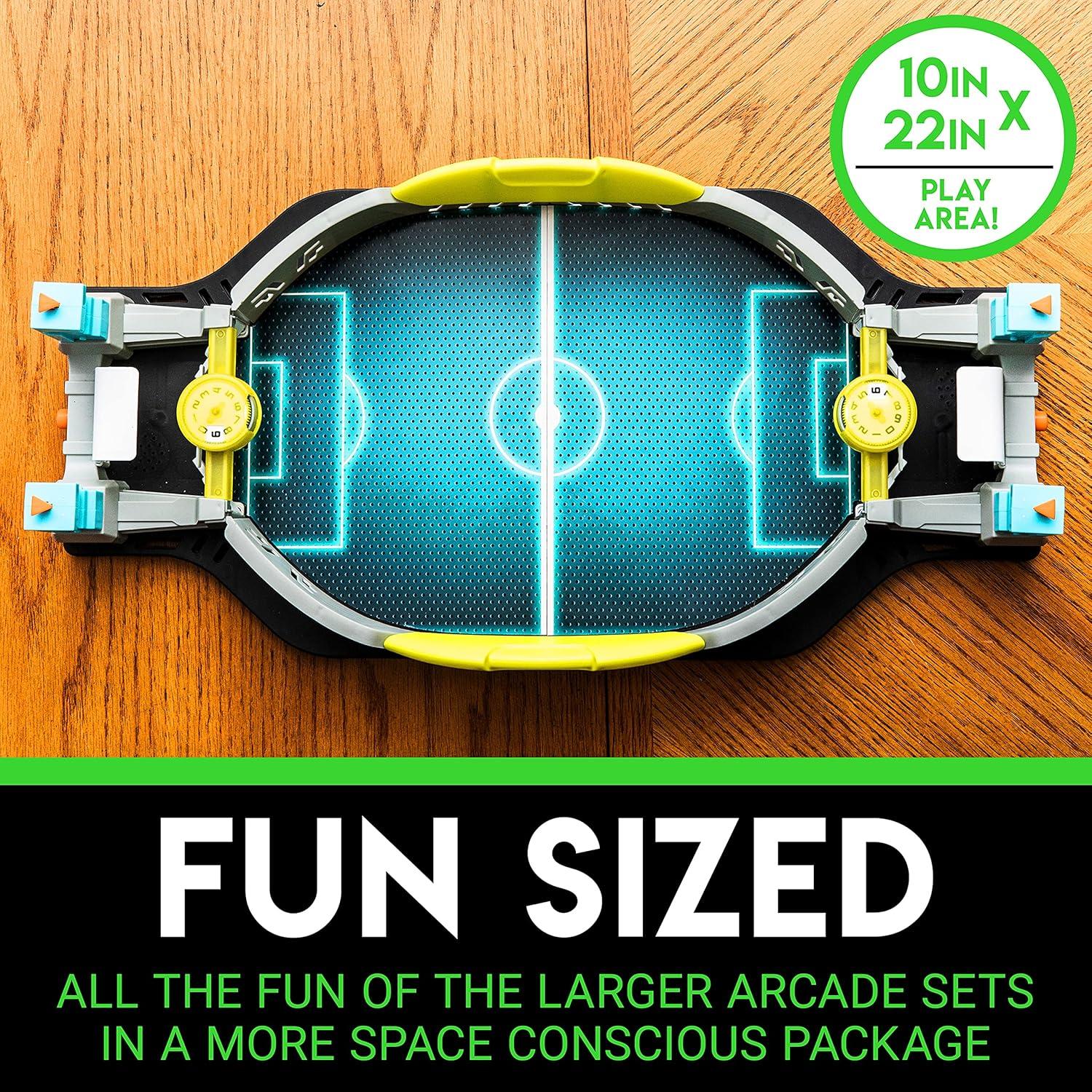 Juego de Fútbol de Mesa Franklin Sports - Mini Futbolín LED