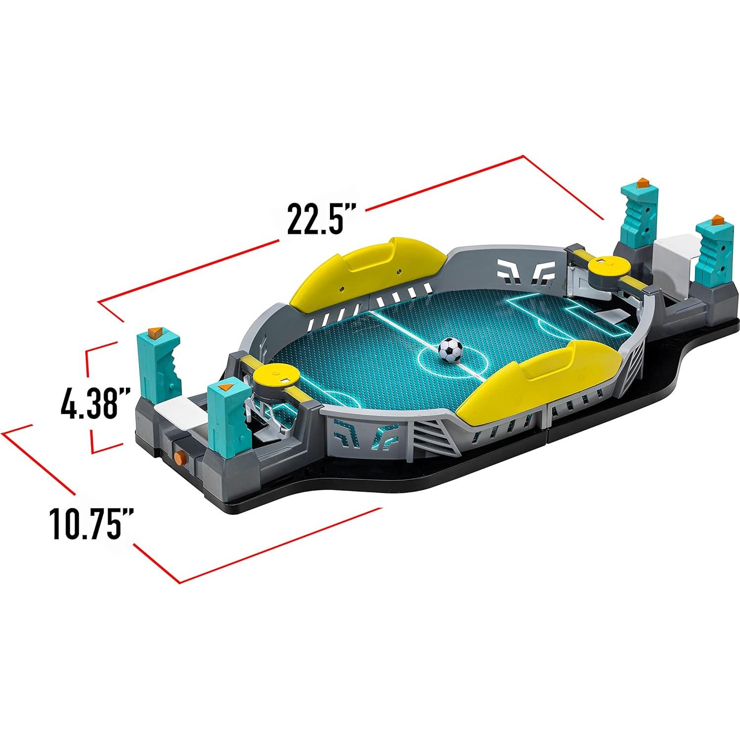 Juego de Fútbol de Mesa Franklin Sports - Mini Futbolín LED