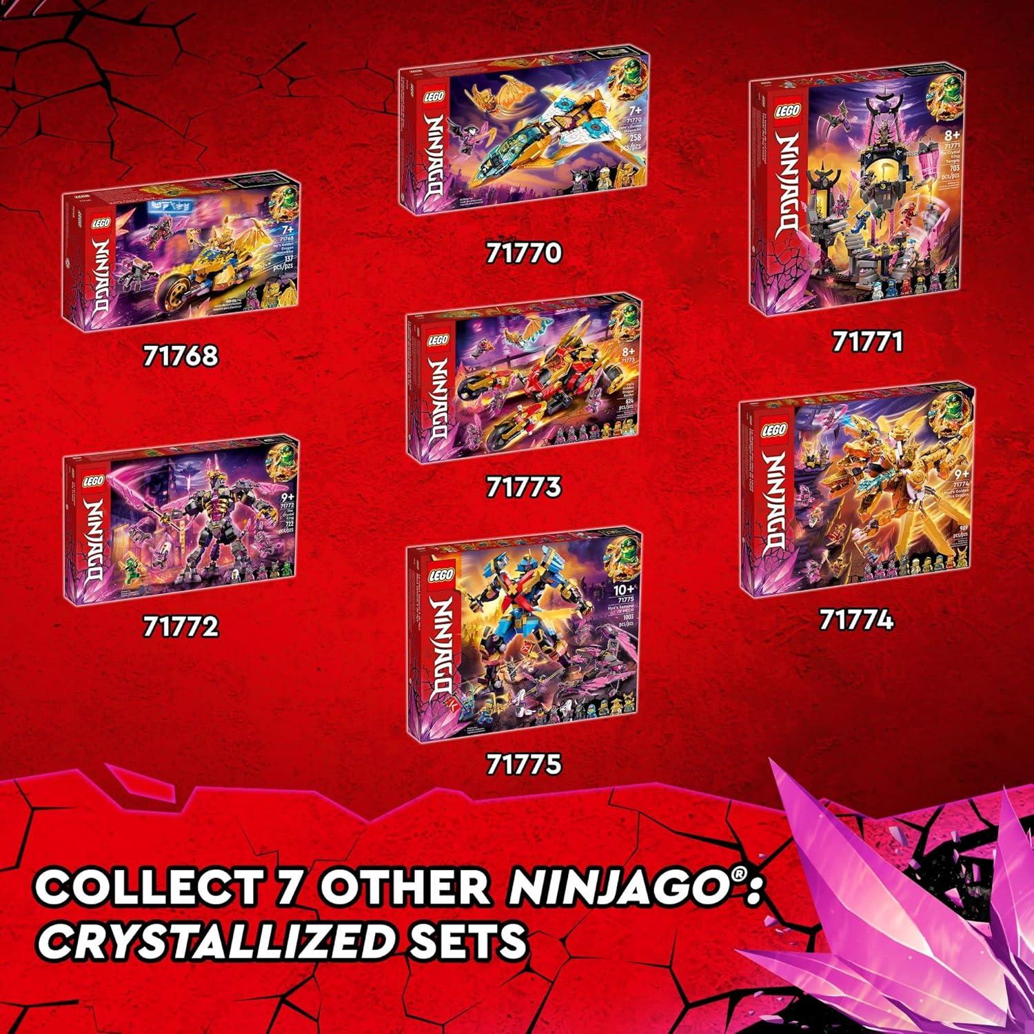 LEGO NINJAGO Coche Crucero Dragón de Cole 71769 con 4 Minifiguras