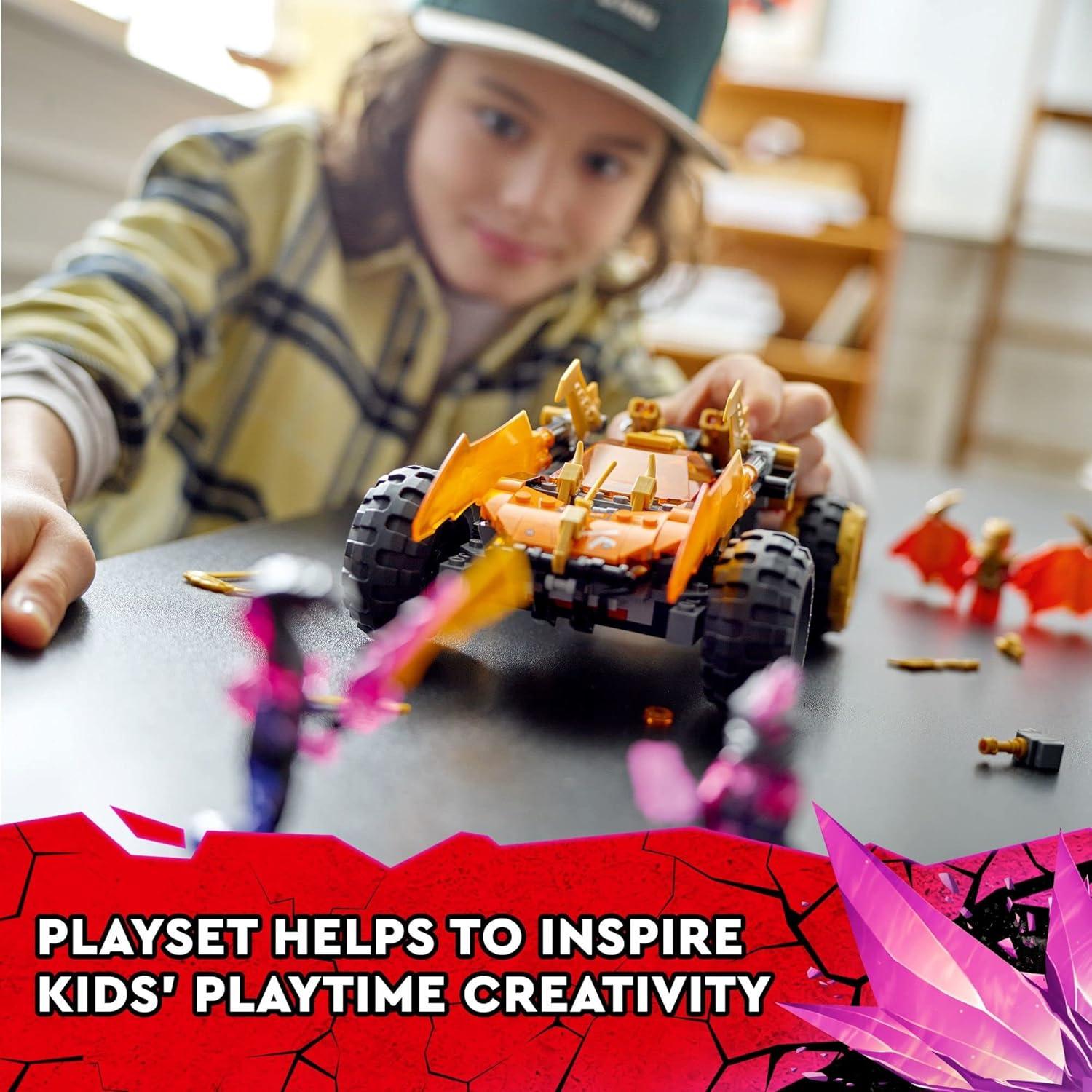 LEGO NINJAGO Coche Crucero Dragón de Cole 71769 con 4 Minifiguras