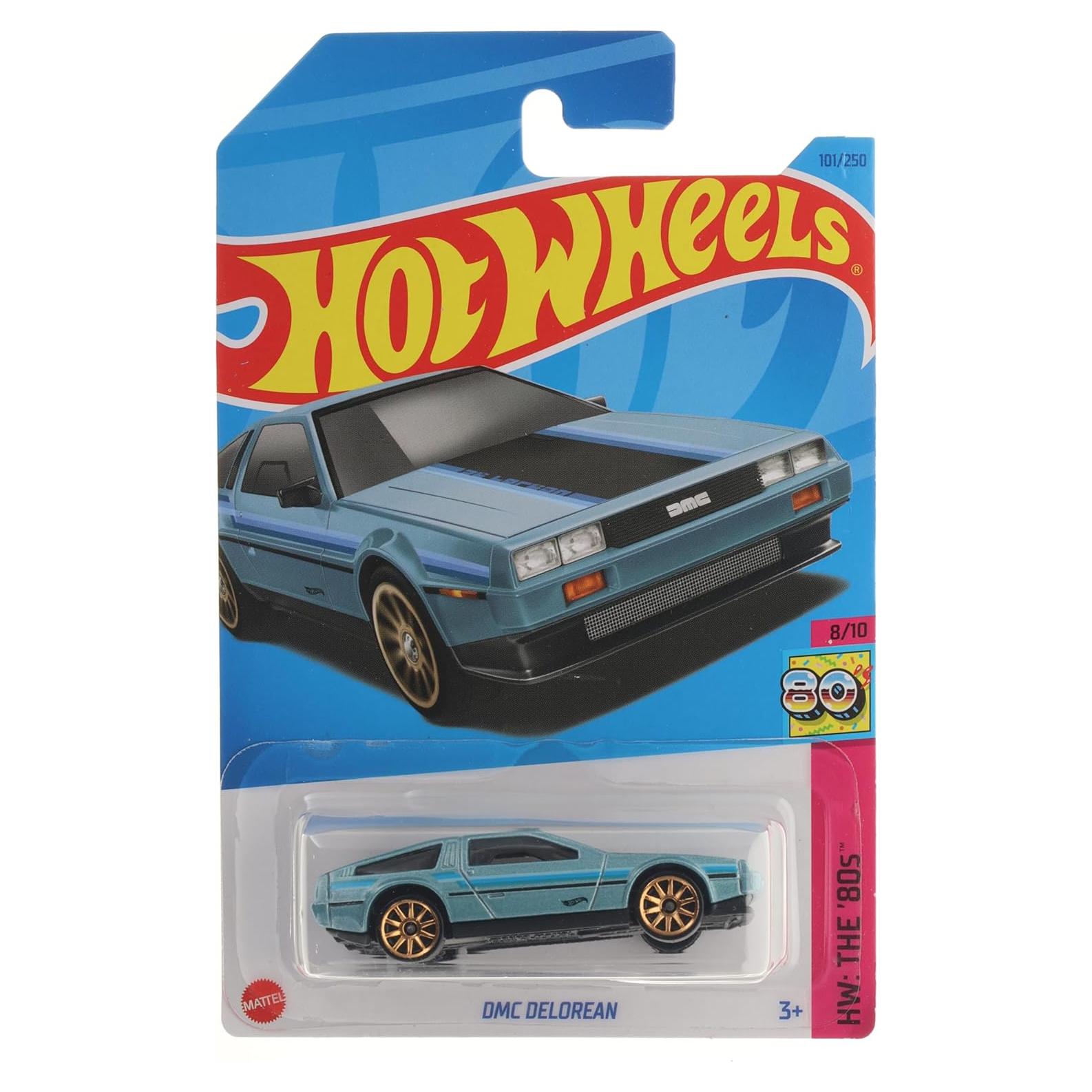 Hot Wheels DMC DeLorean 1:64 Mattel - Coche de Juguete