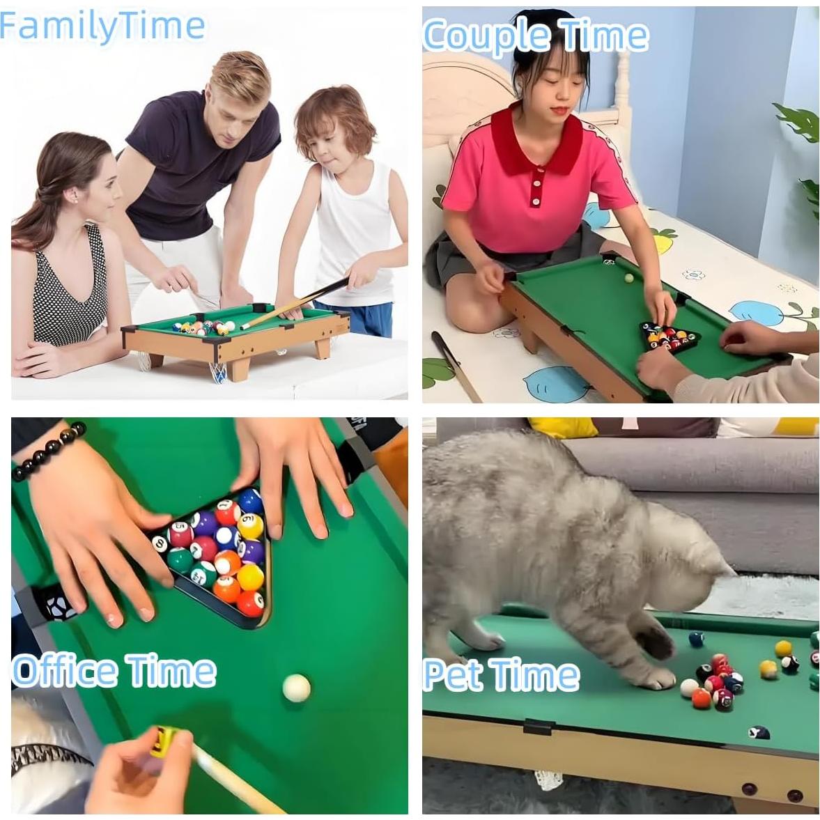 Conjunto de 16 Bolas de Billar Mini KHIOPNT 2.5cm