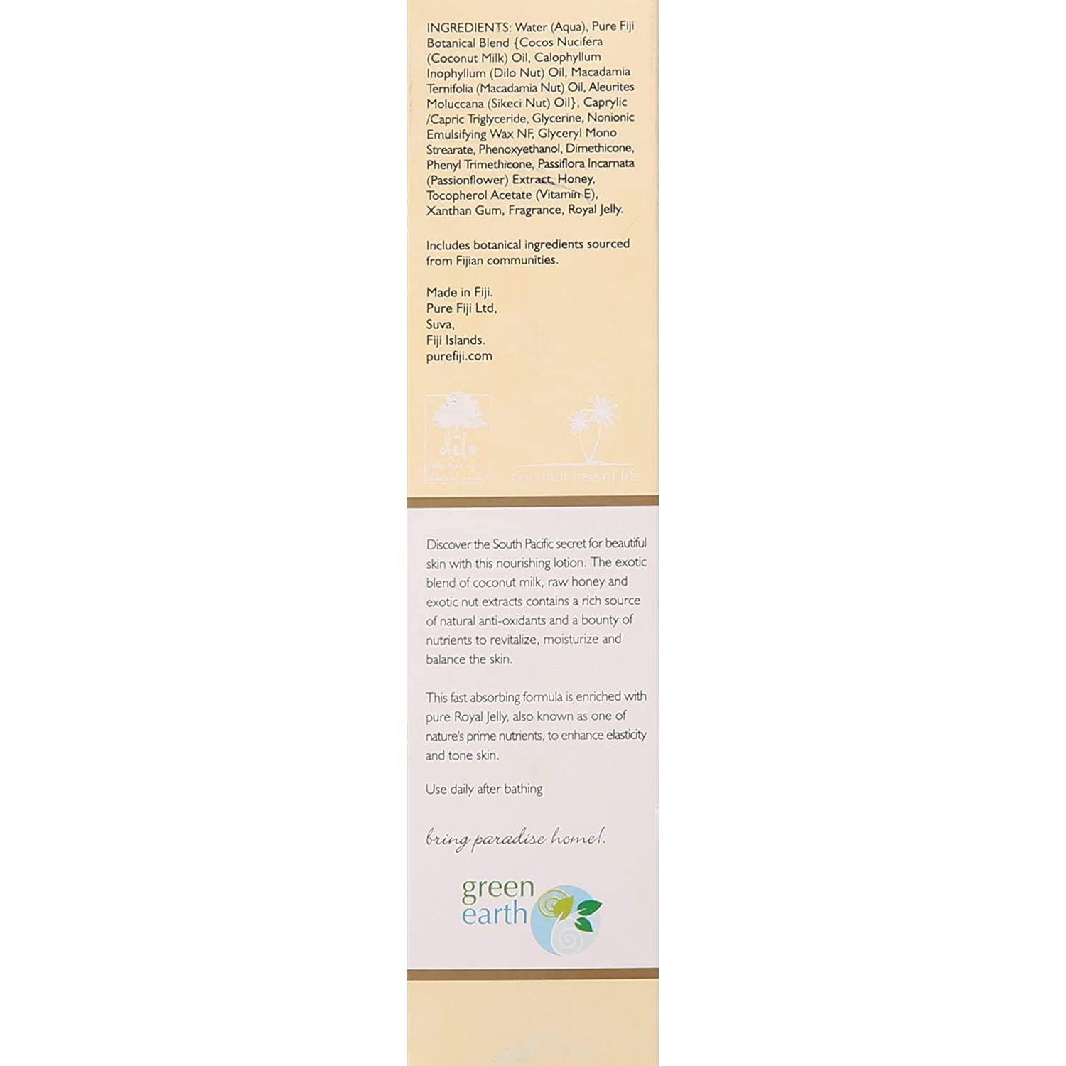 Loción Hidratante Corporal Pure Fiji - Leche de Coco y Miel 113 g