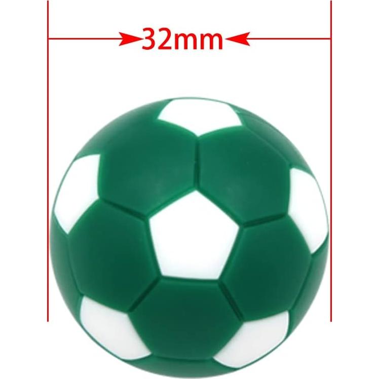 Juego de 12 Pelotas de Futbolín BQSPT 32mm Multicolor