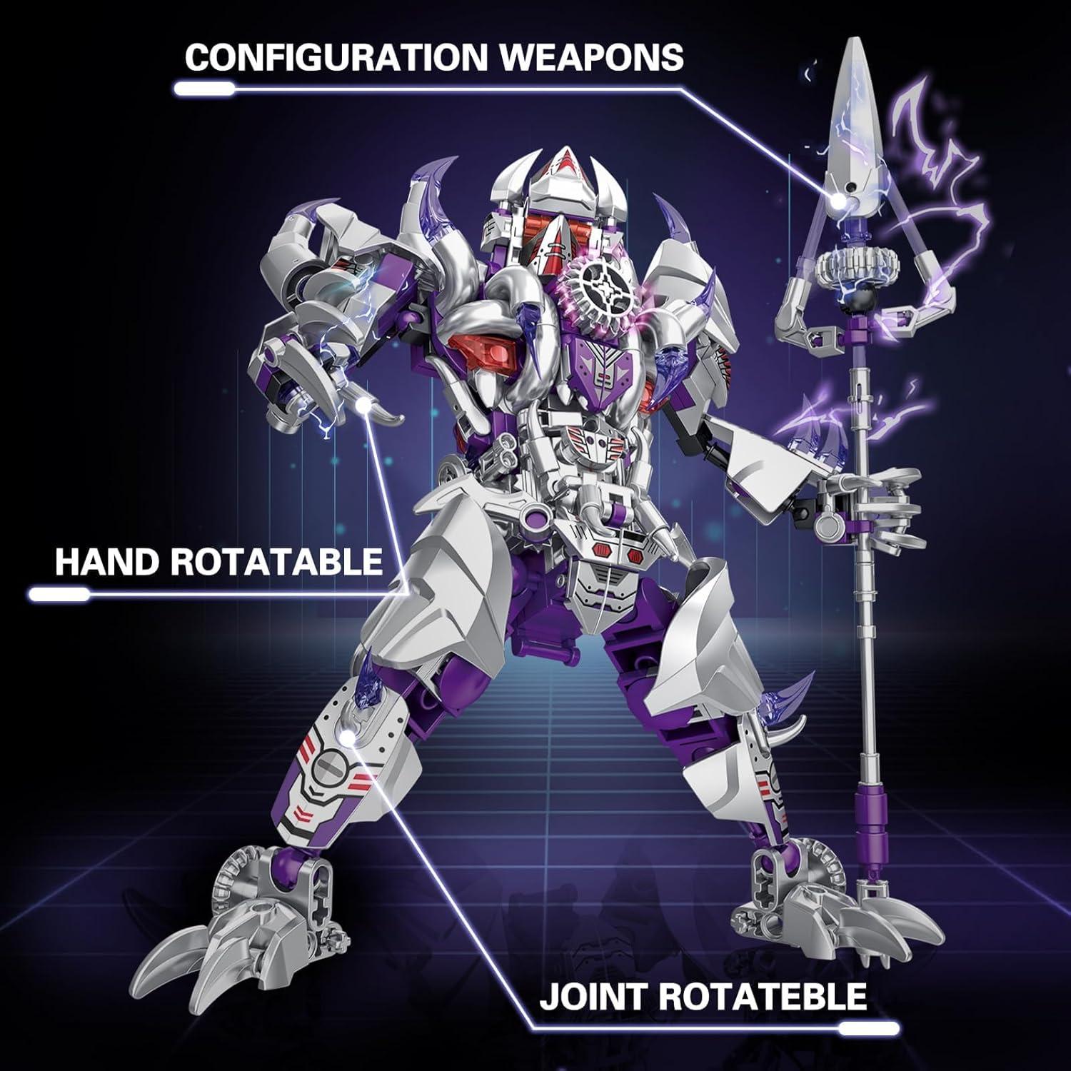 Bloques de Construcción Dinosaurios Mech Transformador PLAYBRIX 406 PCS