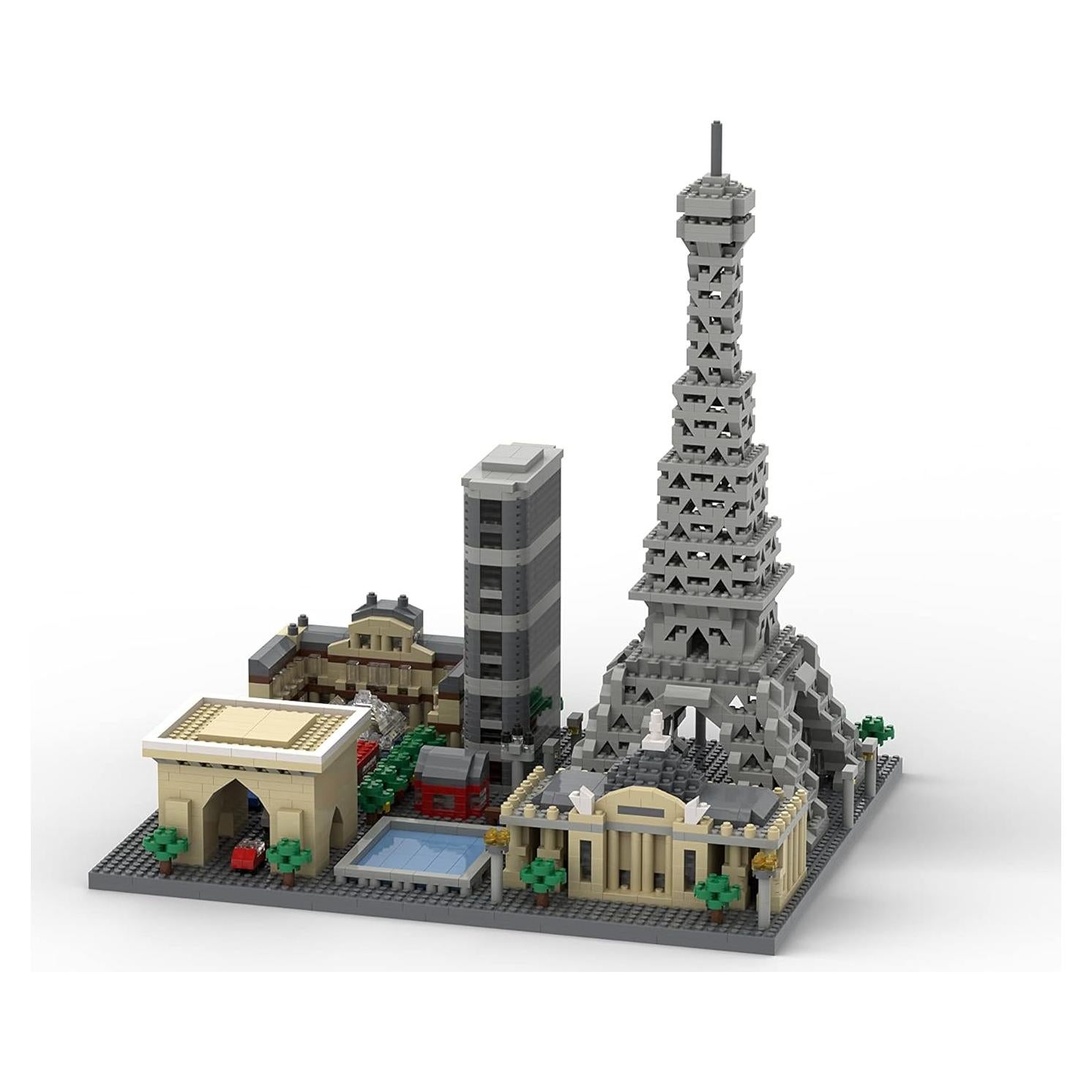 Set de Construcción Micro Bloques dOvOb Horizonte de París 2324 Piezas