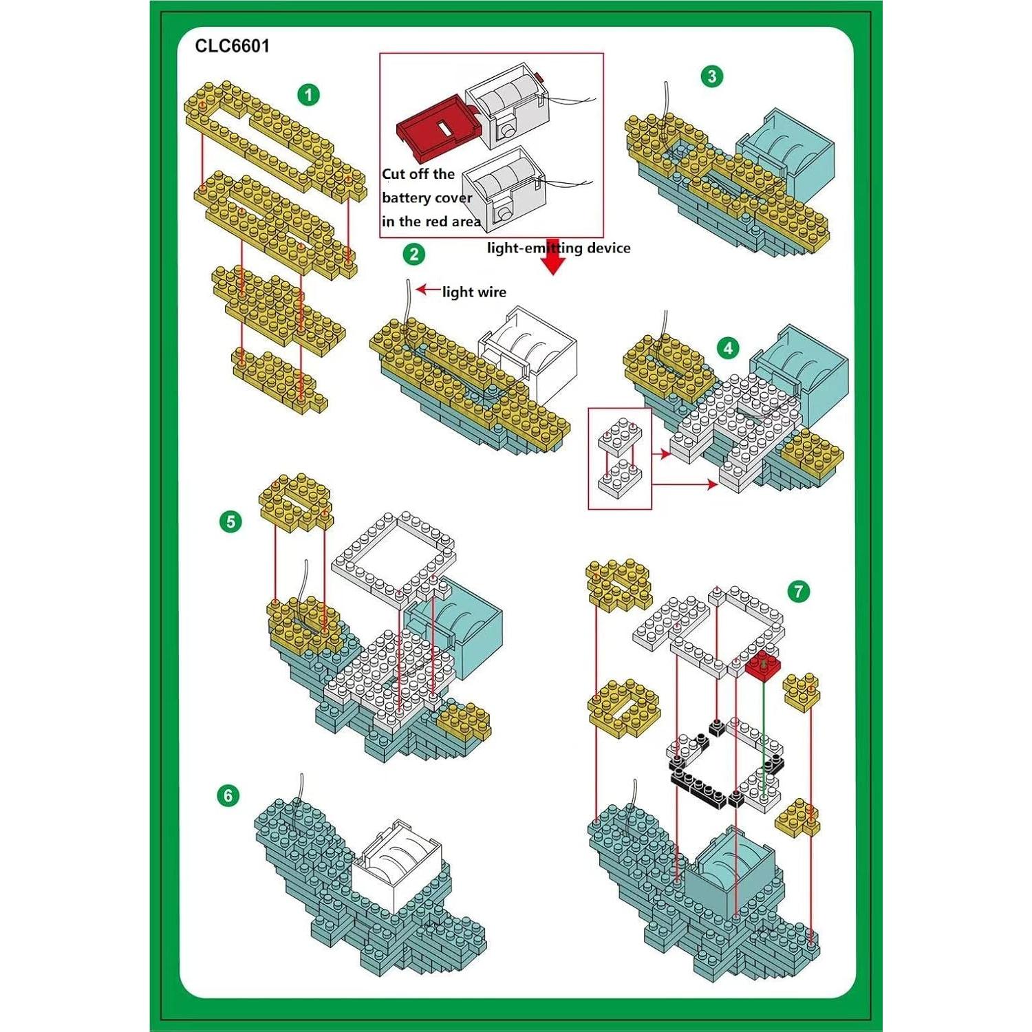 Conjunto de Construcción Mini Astronauta Finger Rock 388 Piezas