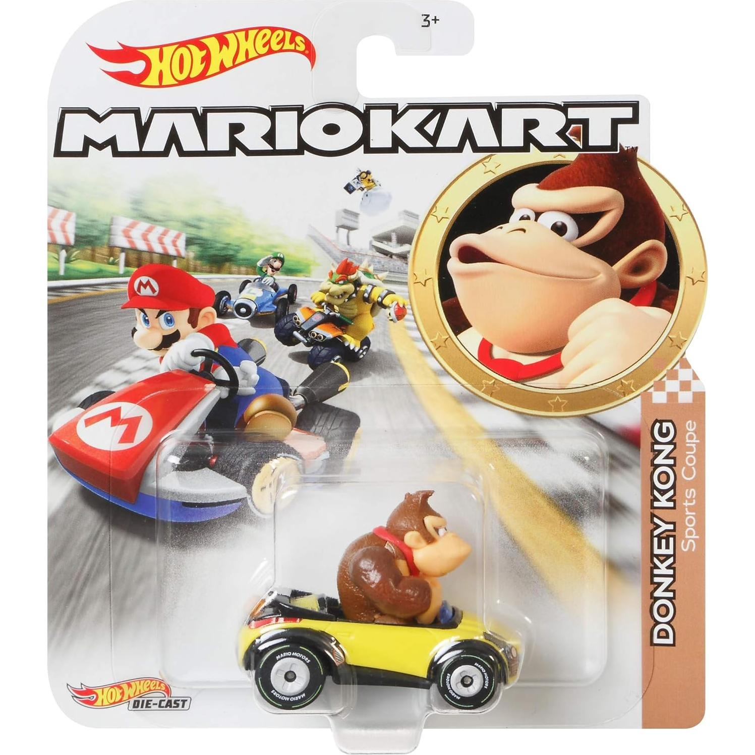 Hot Wheels Mario Kart Donkey Kong - Réplica Metal 1:64