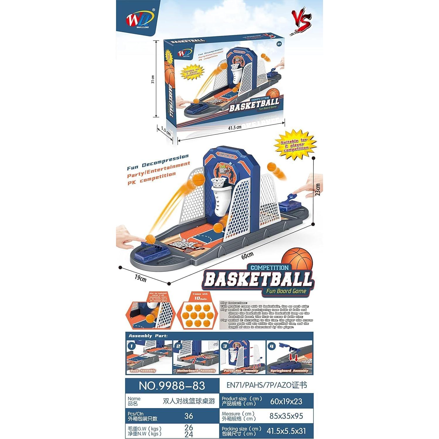 Arcade de Baloncesto Odebiao - Juego de Tiro Interactivo