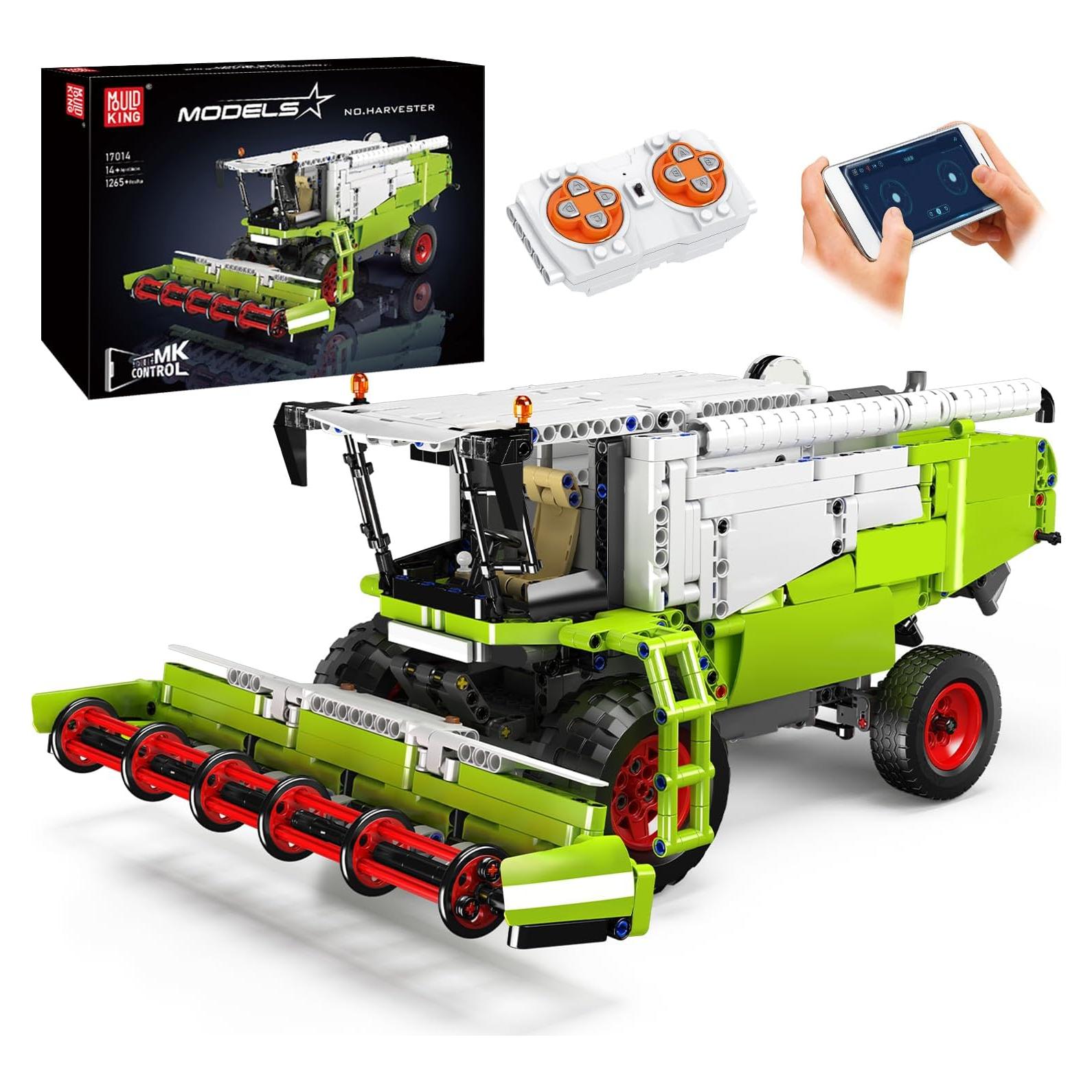 Mould King Cosechadora de Trigo RC 1265 Piezas para Niños