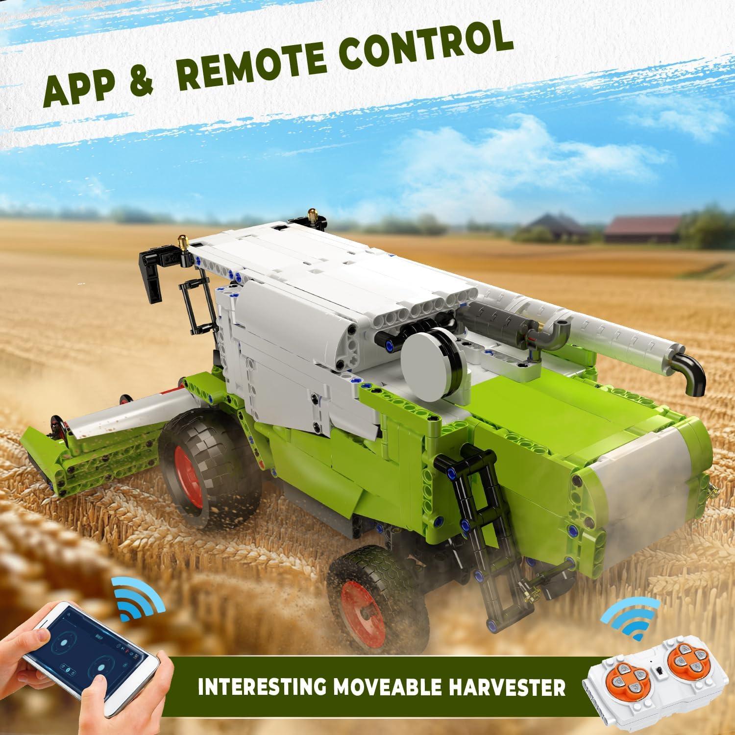 Mould King Cosechadora de Trigo RC 1265 Piezas para Niños